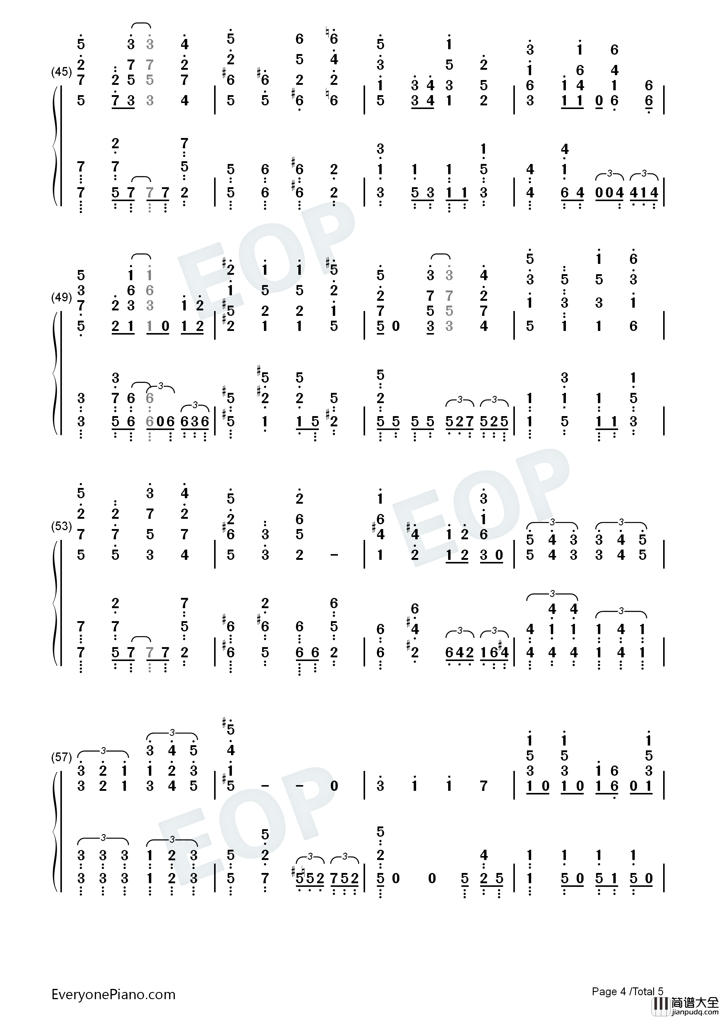 キボウだらけのEVERYDAY钢琴简谱_水果挞演唱