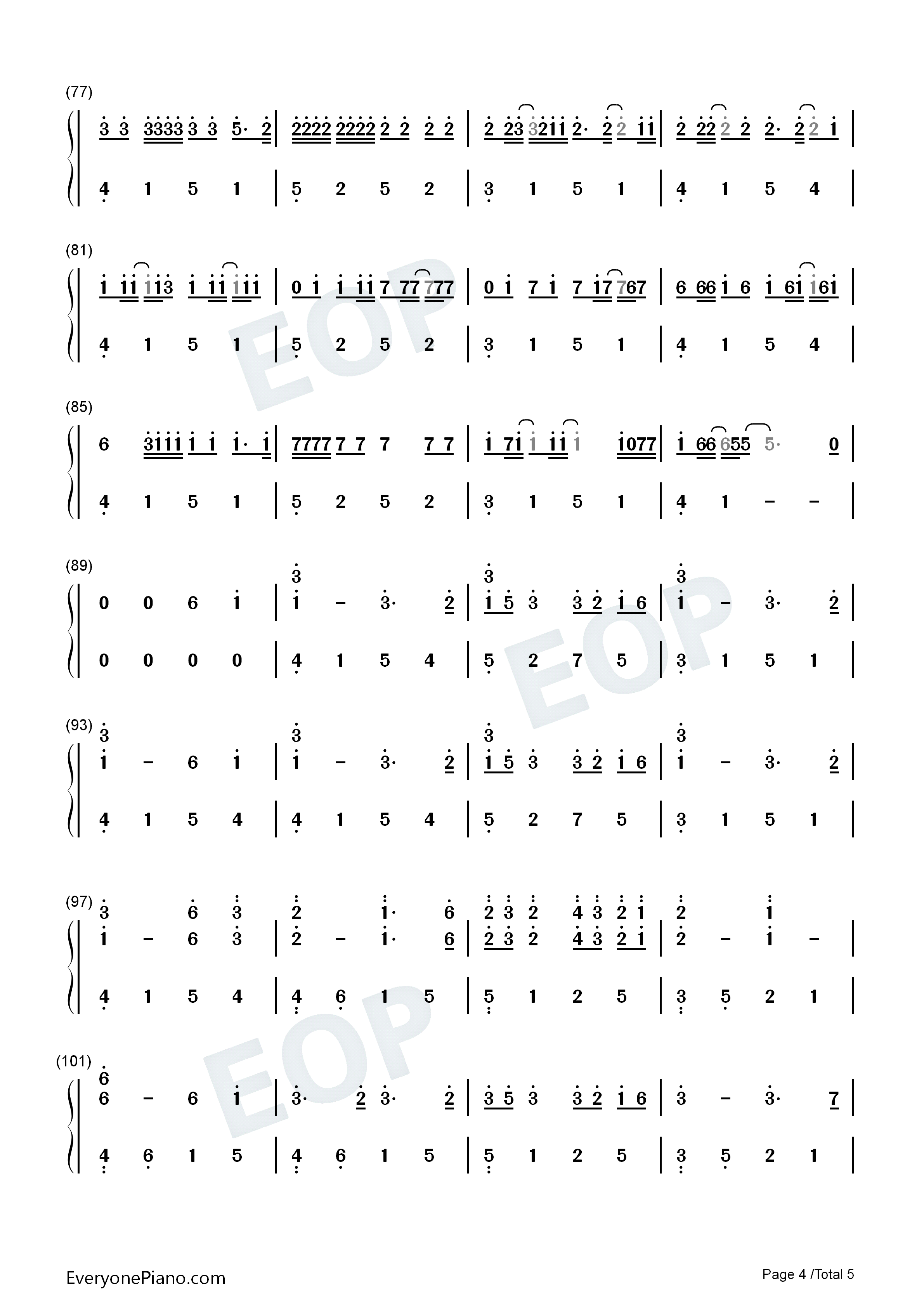 Blue_Grey钢琴简谱_防弹少年团演唱