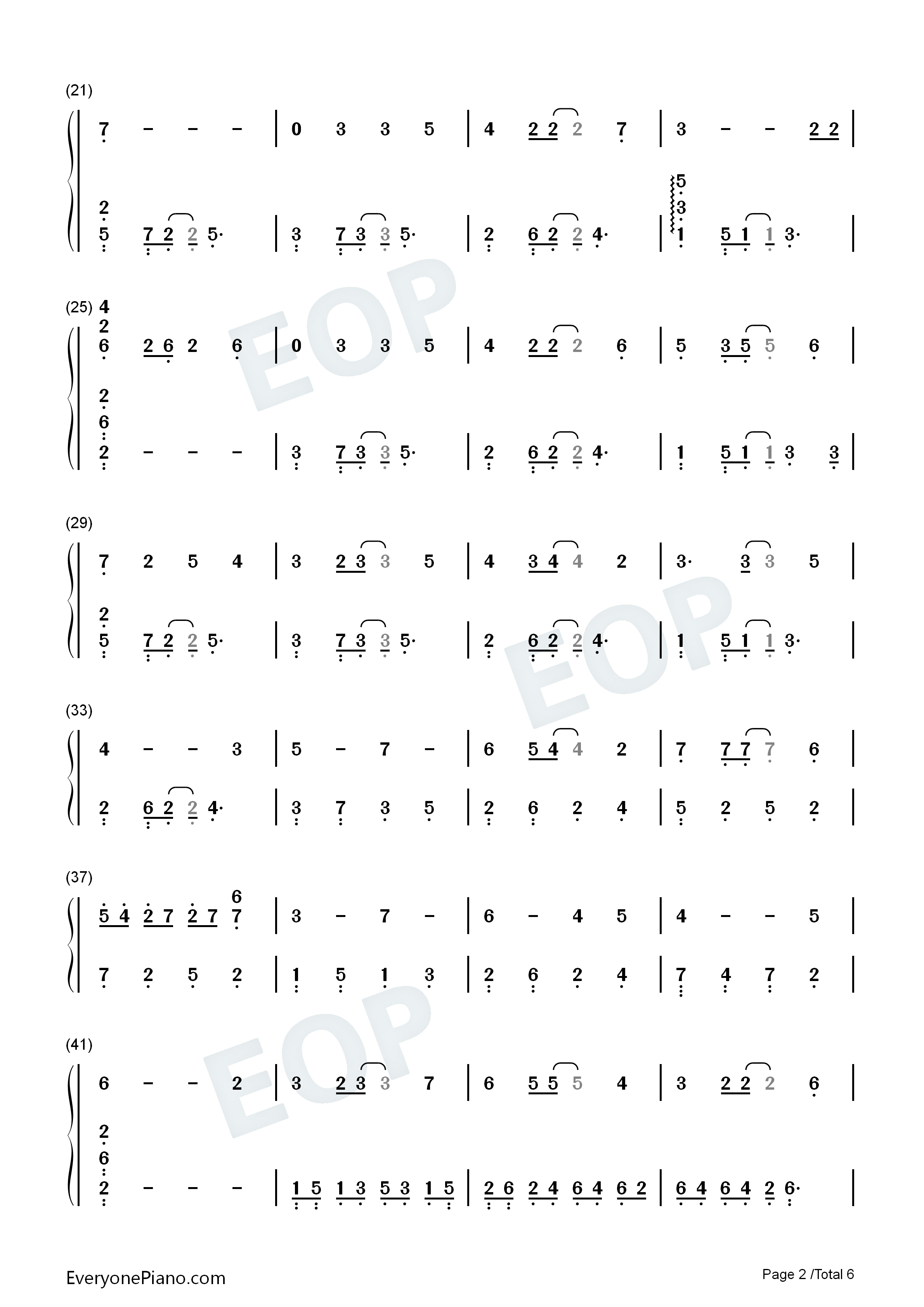 与君知钢琴简谱_李蚊香演唱