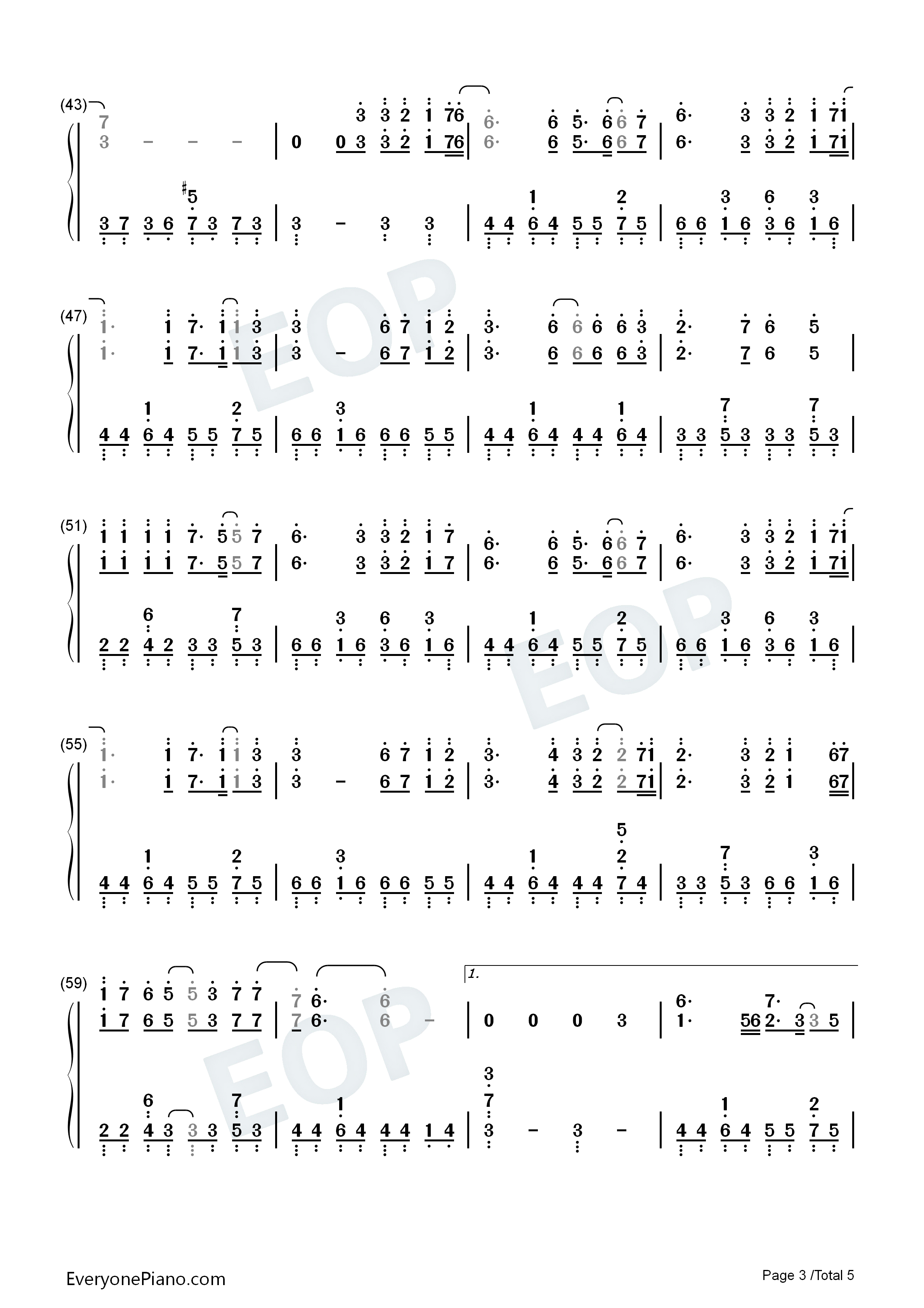 天命独绝钢琴简谱_华语群星演唱