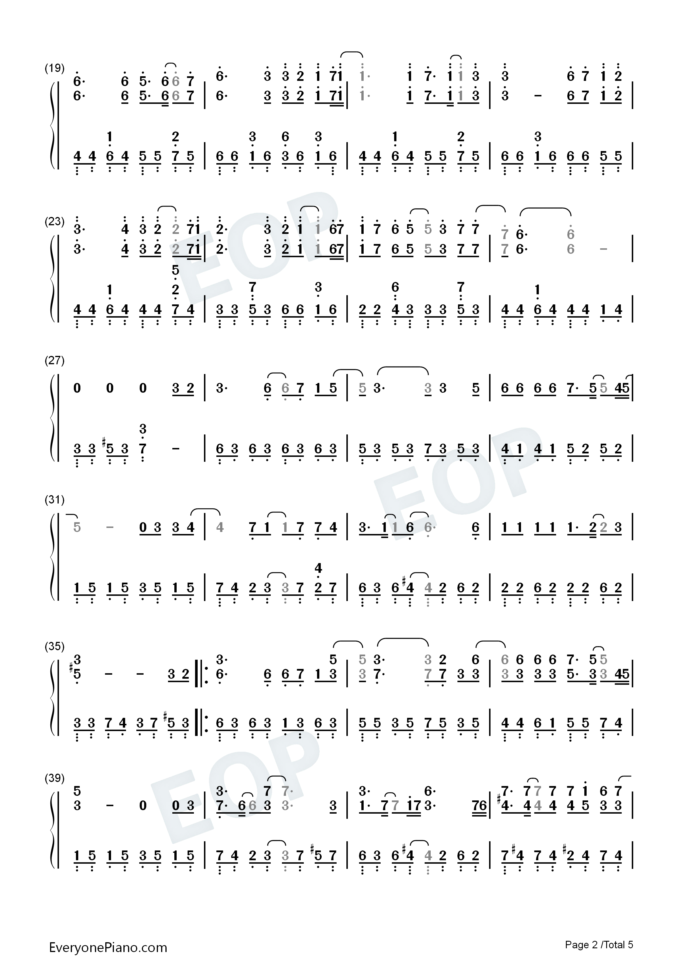 天命独绝钢琴简谱_华语群星演唱