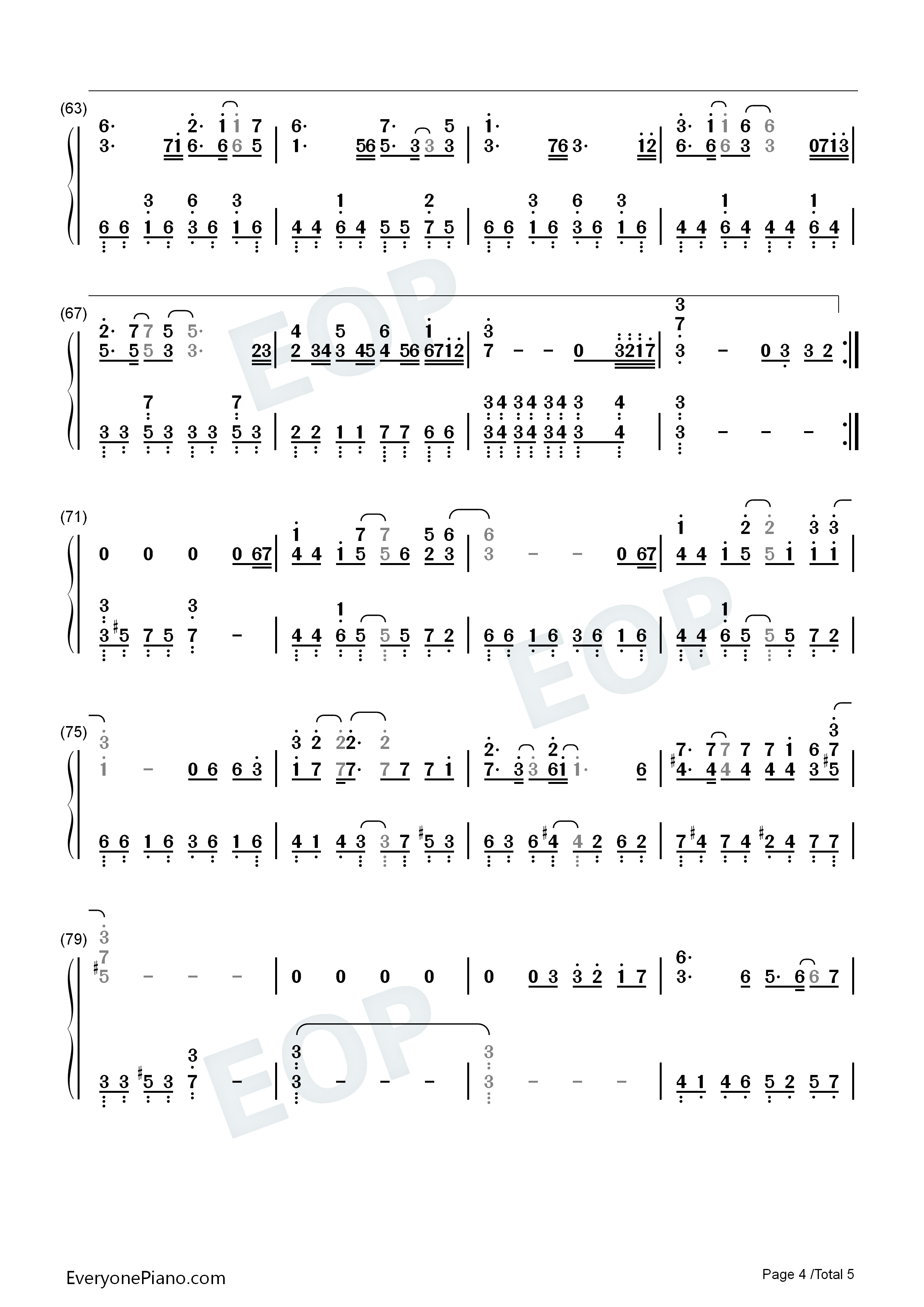 天命独绝钢琴简谱_华语群星演唱