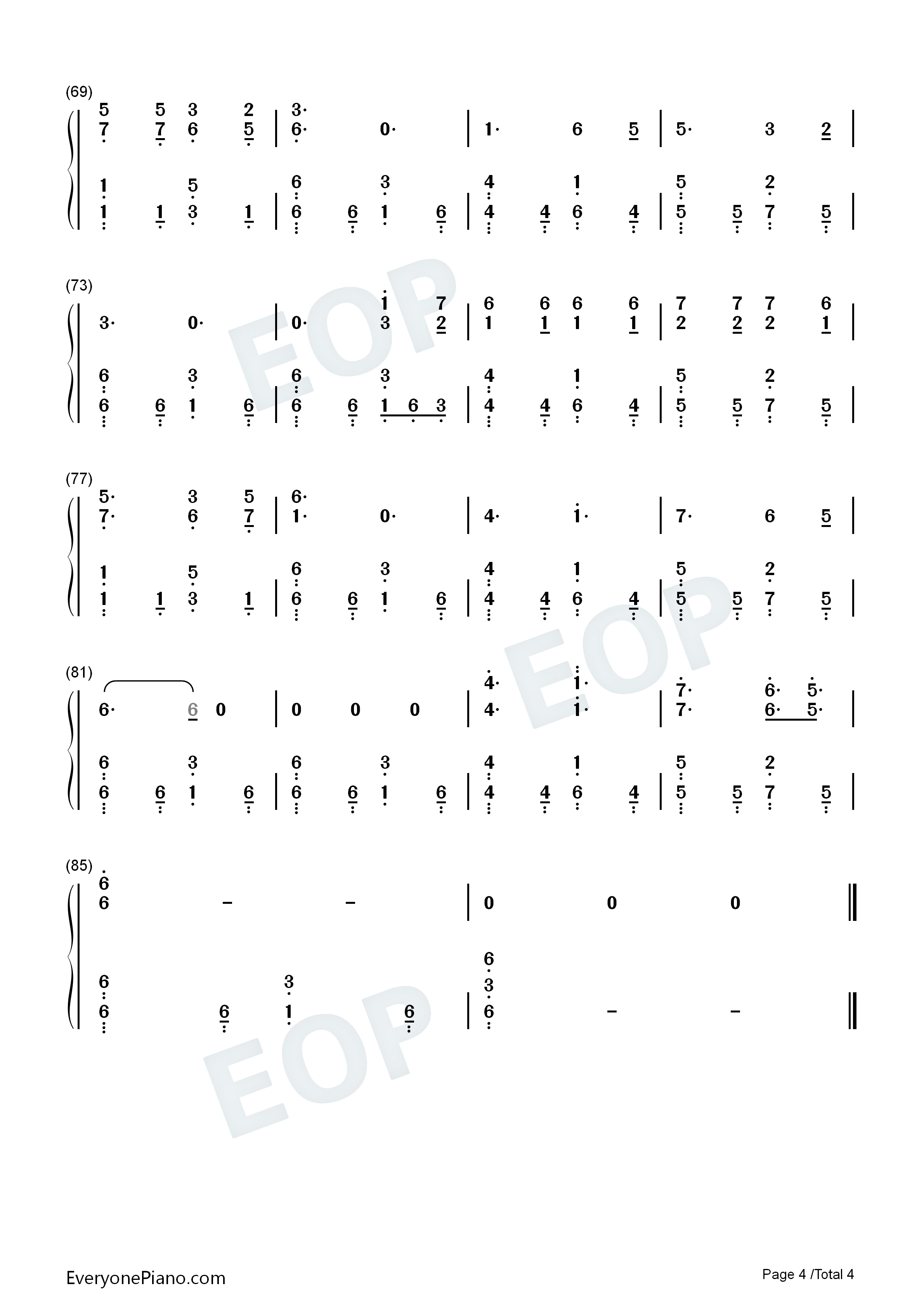 笨小孩钢琴简谱_刘德华演唱