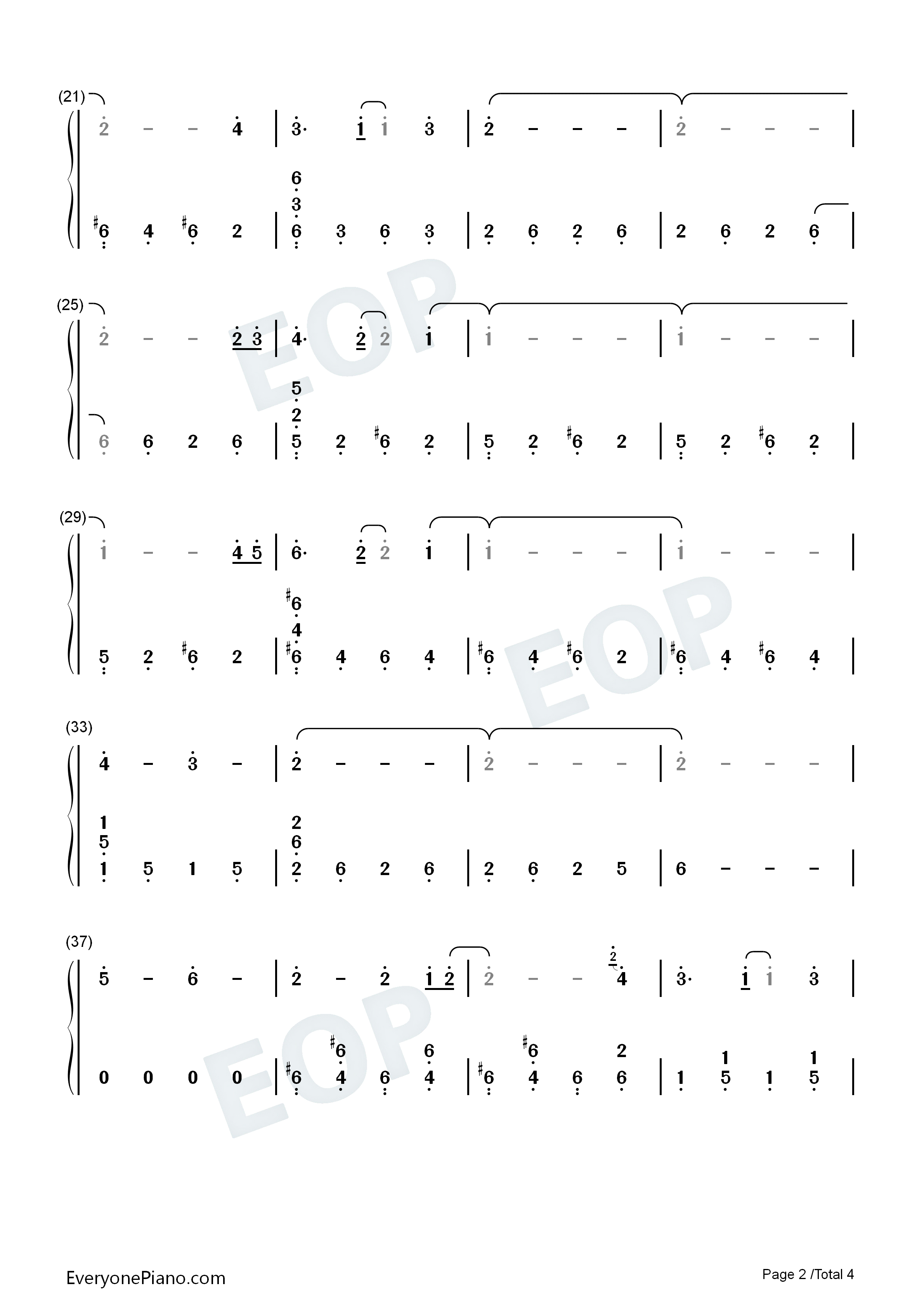 Let's_Be_Friends_Lena_Theme钢琴简谱_Sergey_Eybog演唱