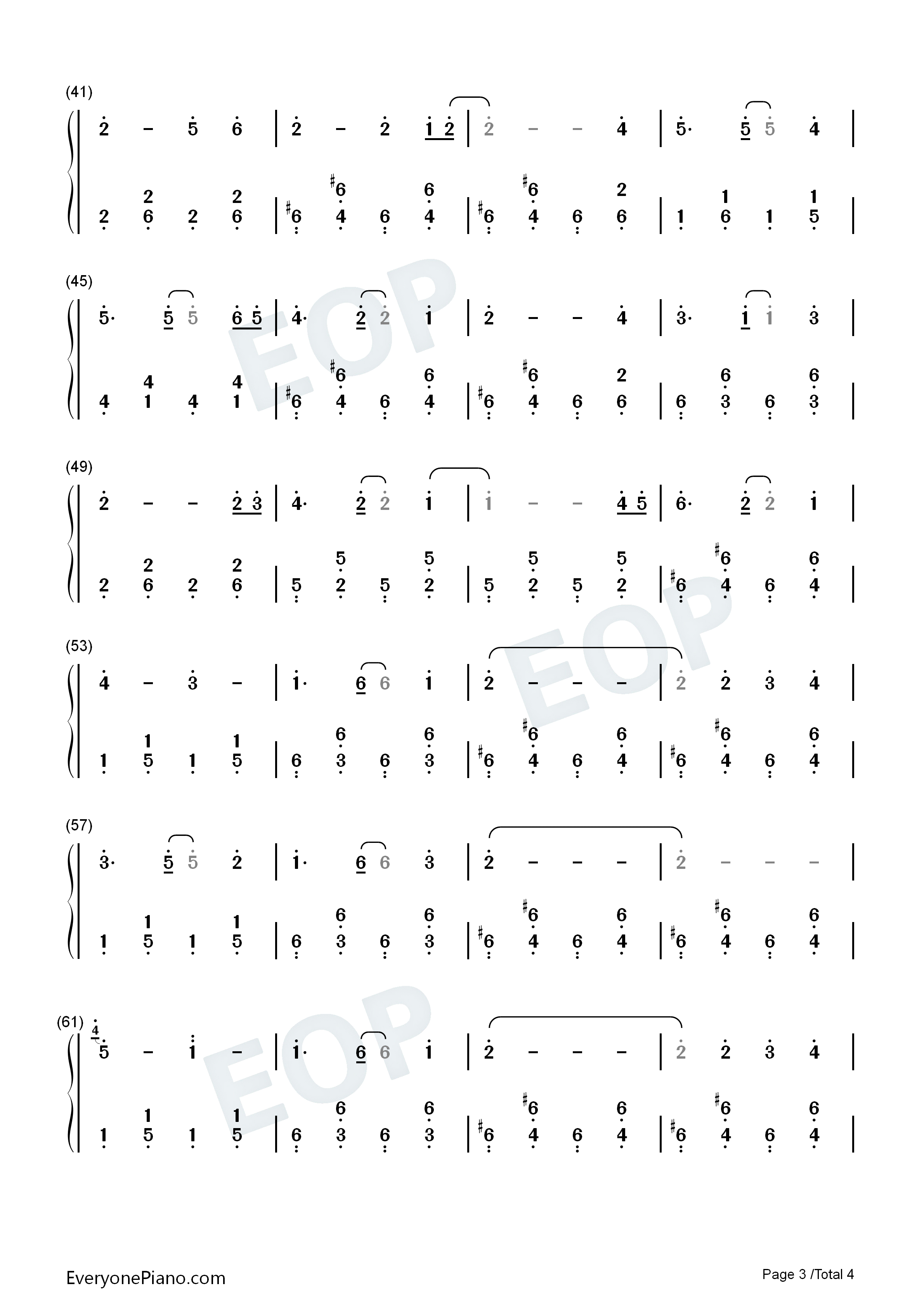 Let's_Be_Friends_Lena_Theme钢琴简谱_Sergey_Eybog演唱