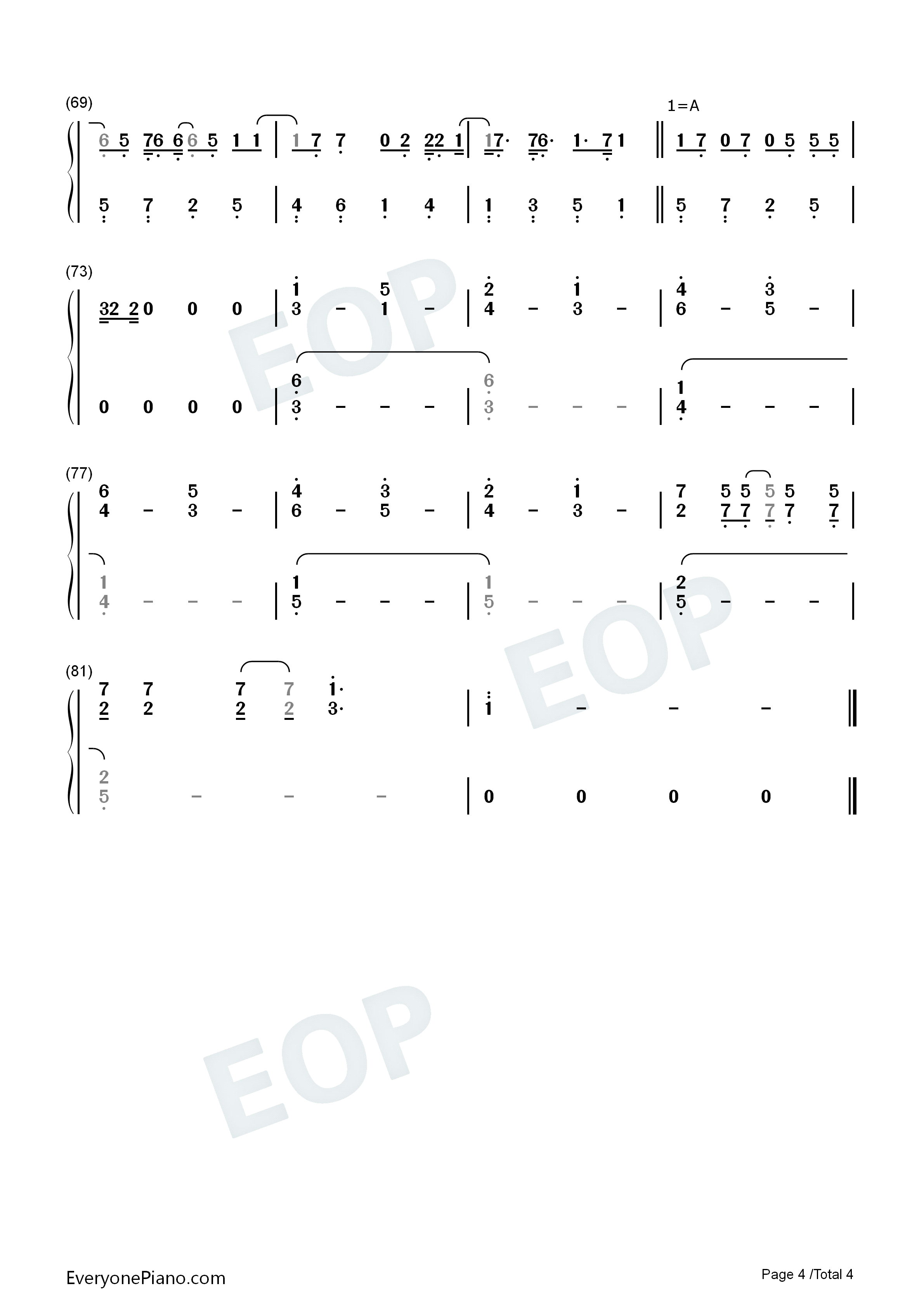 Gold_Rush钢琴简谱_Taylor_Swift演唱