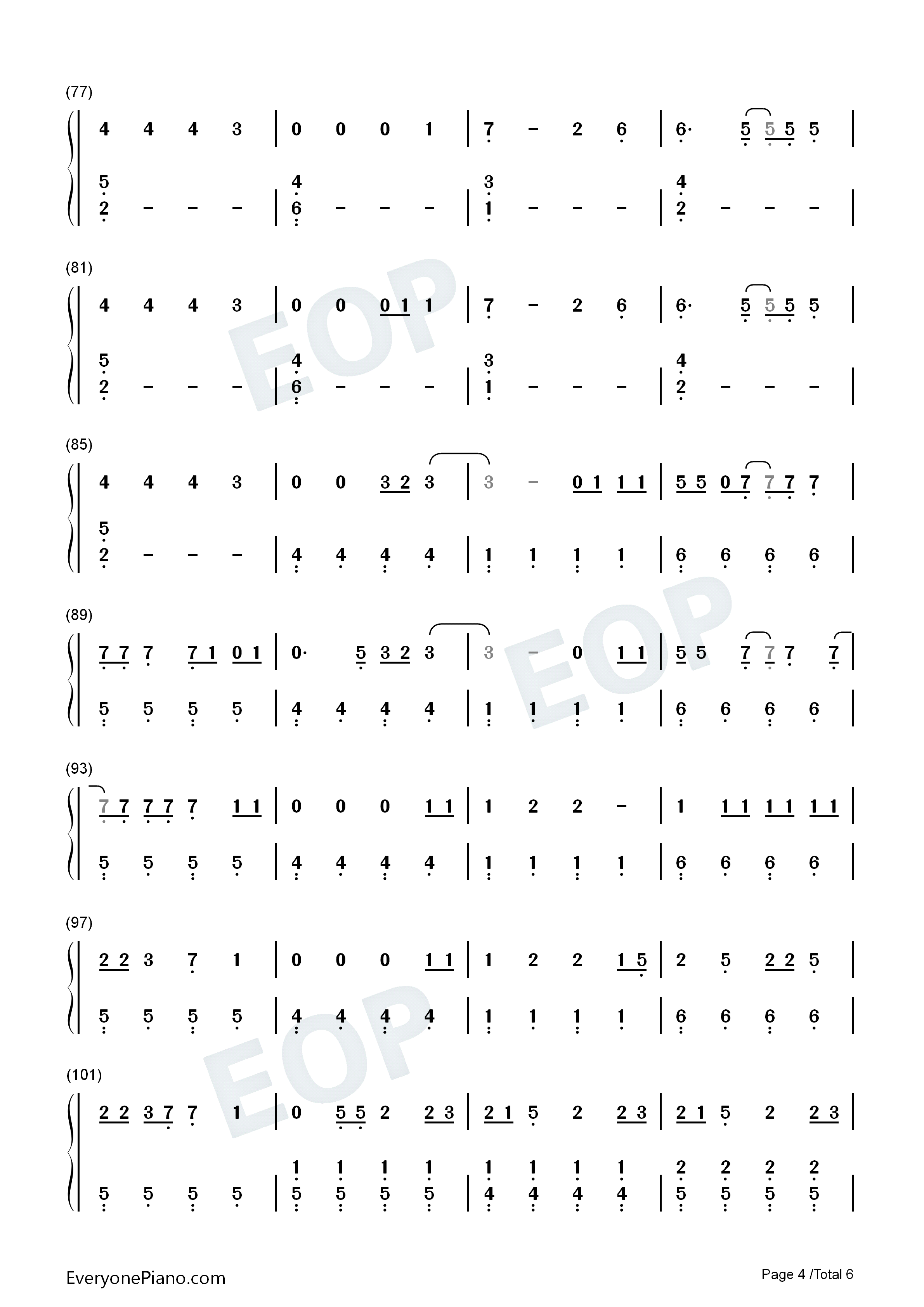 Long_Story_Short钢琴简谱_Taylor_Swift演唱