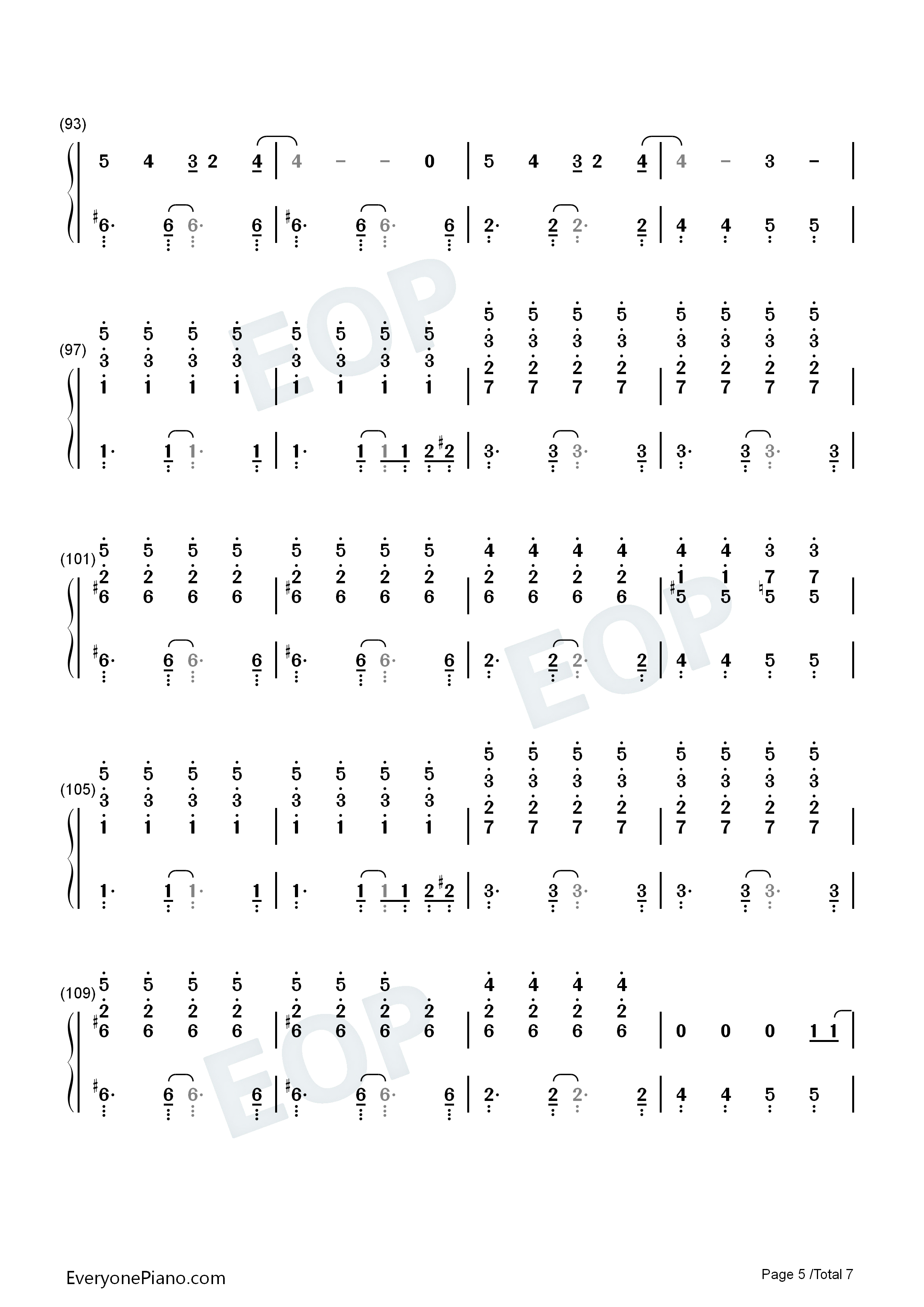 Underneath_the_Tree钢琴简谱_Kelly_Clarkson演唱