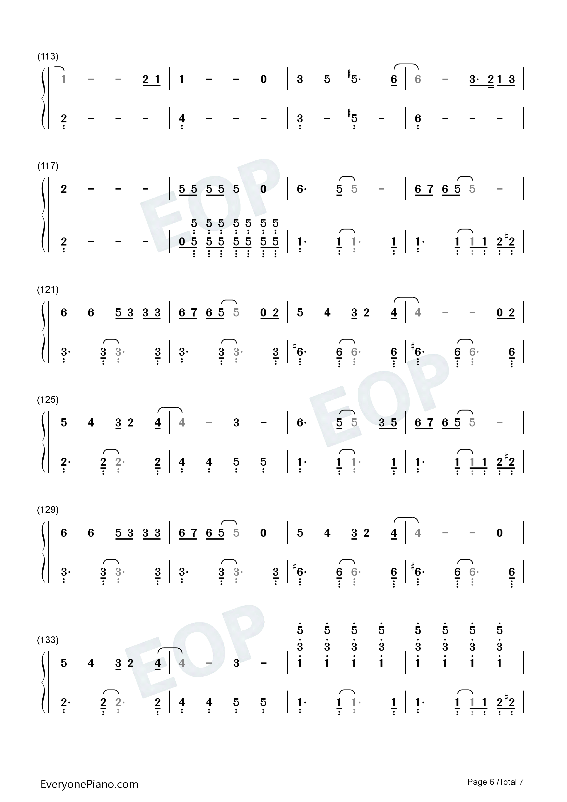 Underneath_the_Tree钢琴简谱_Kelly_Clarkson演唱