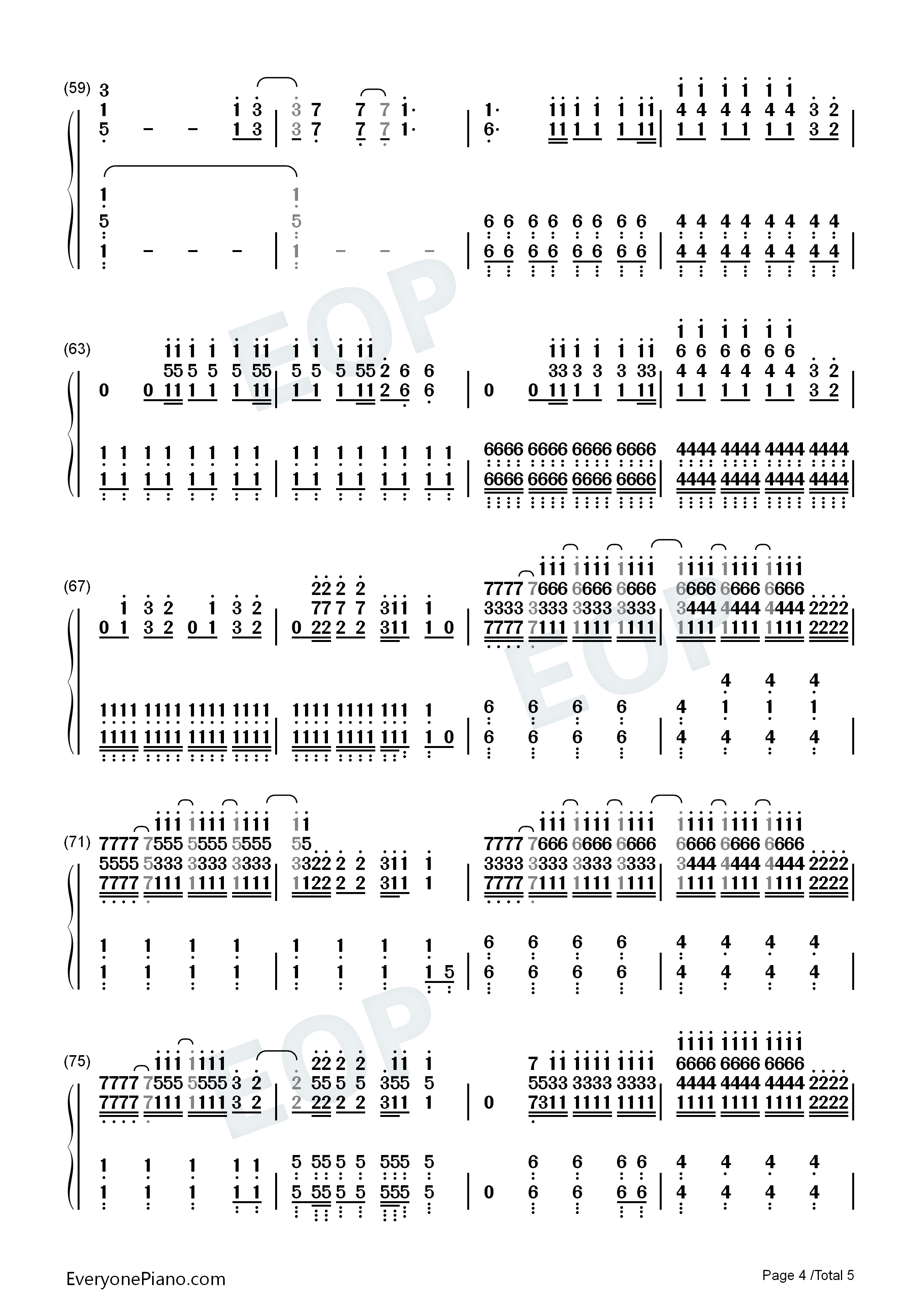 Sound_of_Walking_Away钢琴简谱_Illenium_Kerli演唱
