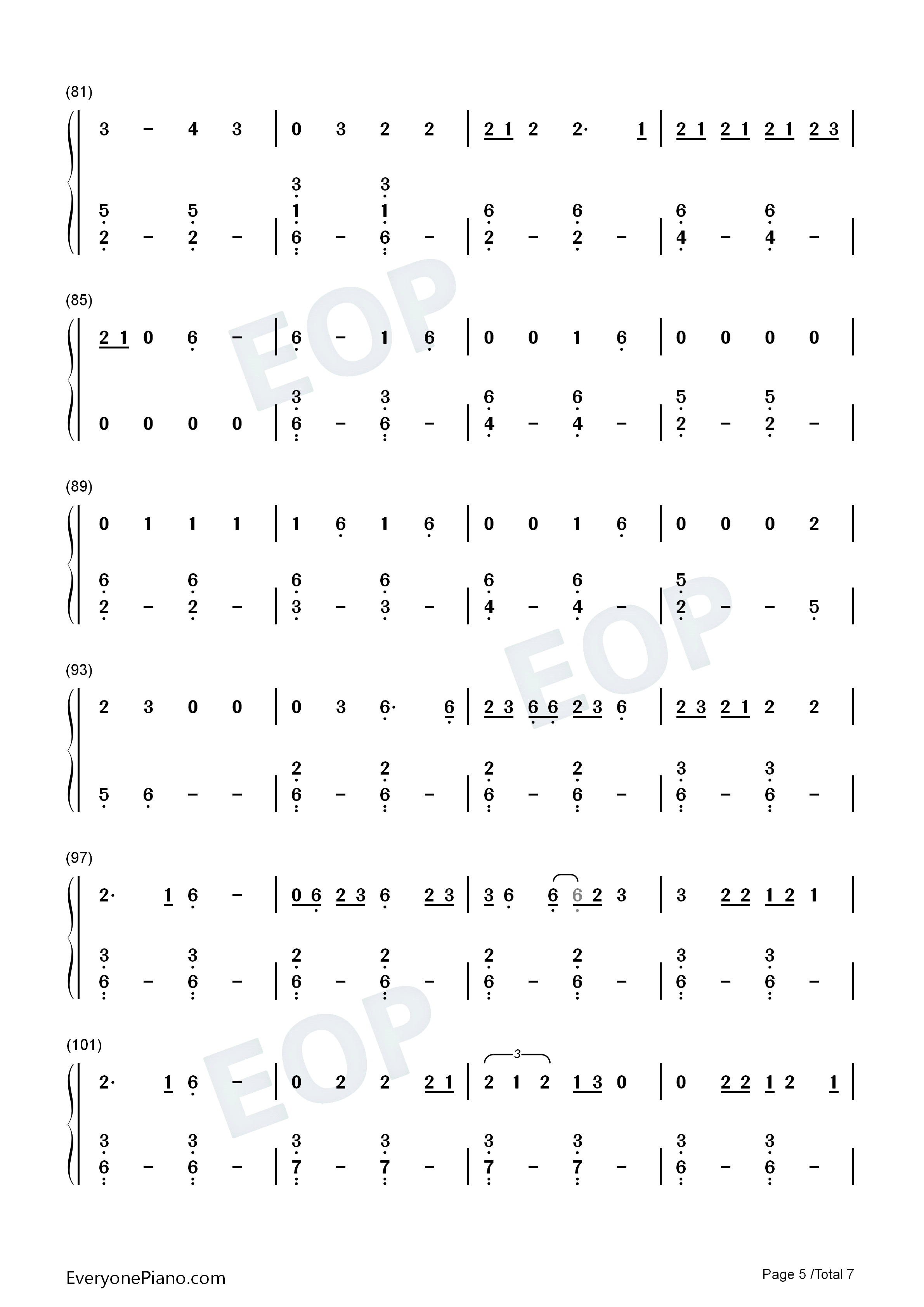 No_Body_No_Crime钢琴简谱_Taylor_Swift演唱