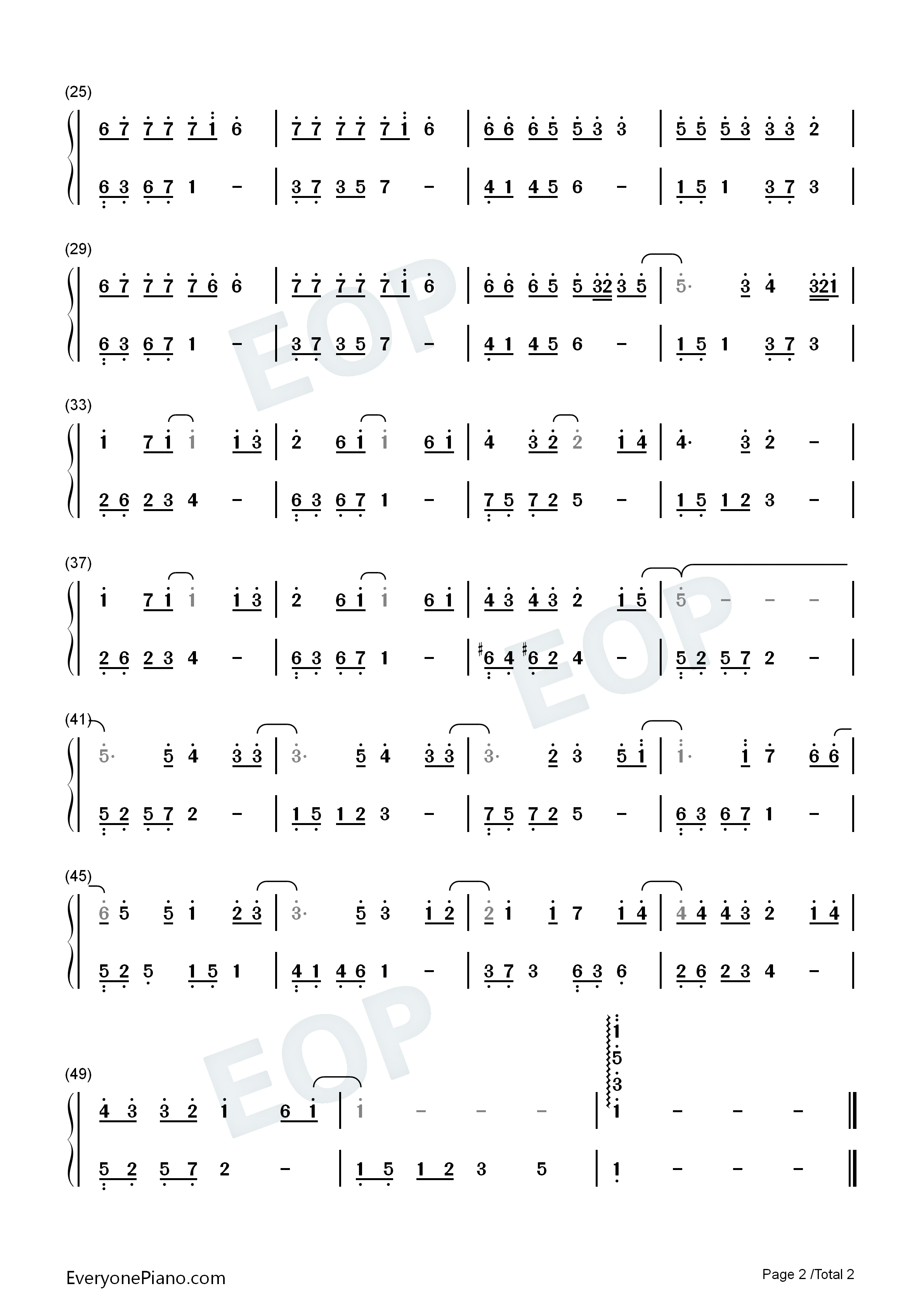 断了的弦钢琴简谱_周杰伦演唱