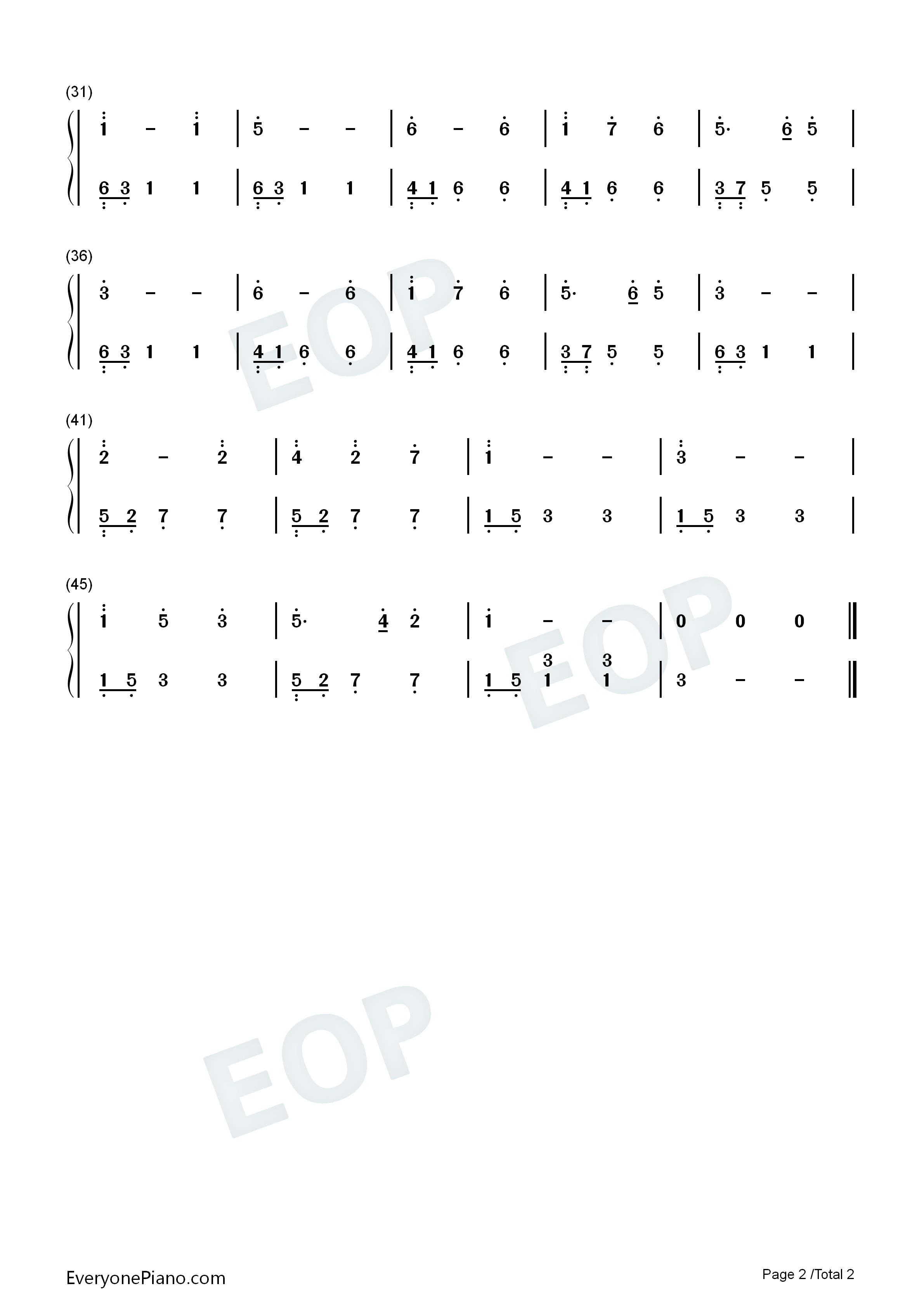 Silent_Night钢琴简谱_Franz_Gruber演唱