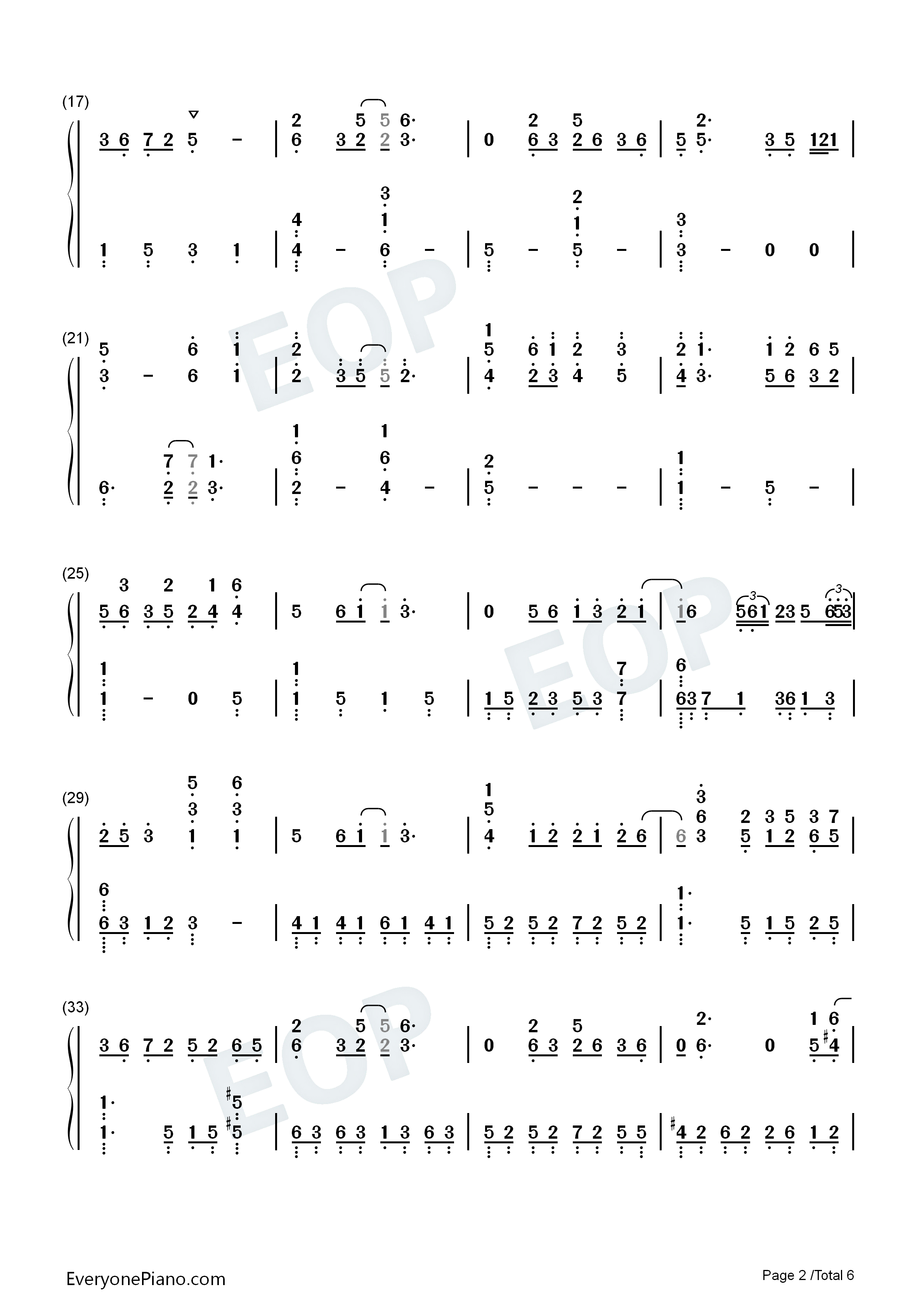 熹微钢琴简谱_王一博演唱