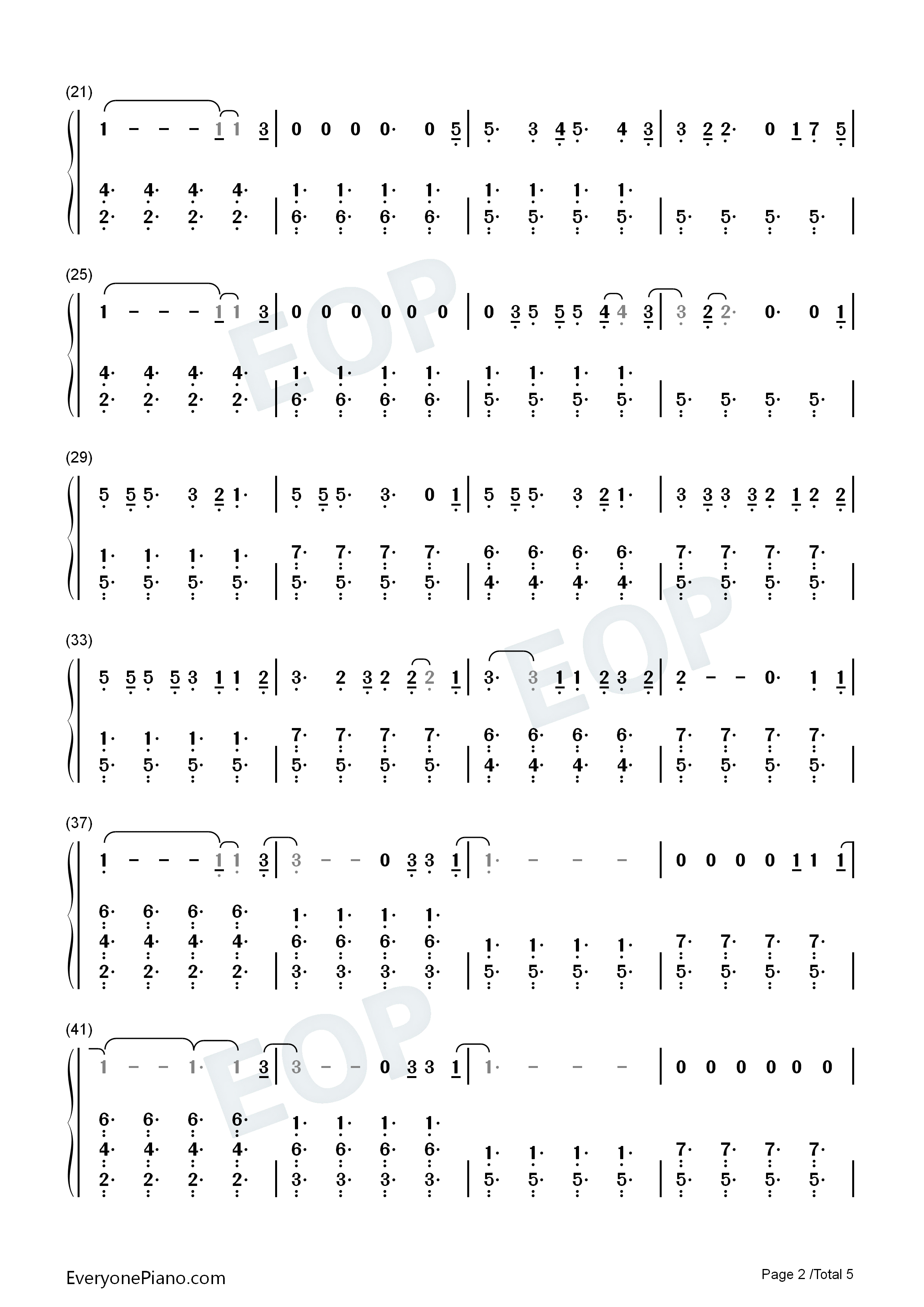 Dorothea钢琴简谱_Taylor_Swift演唱