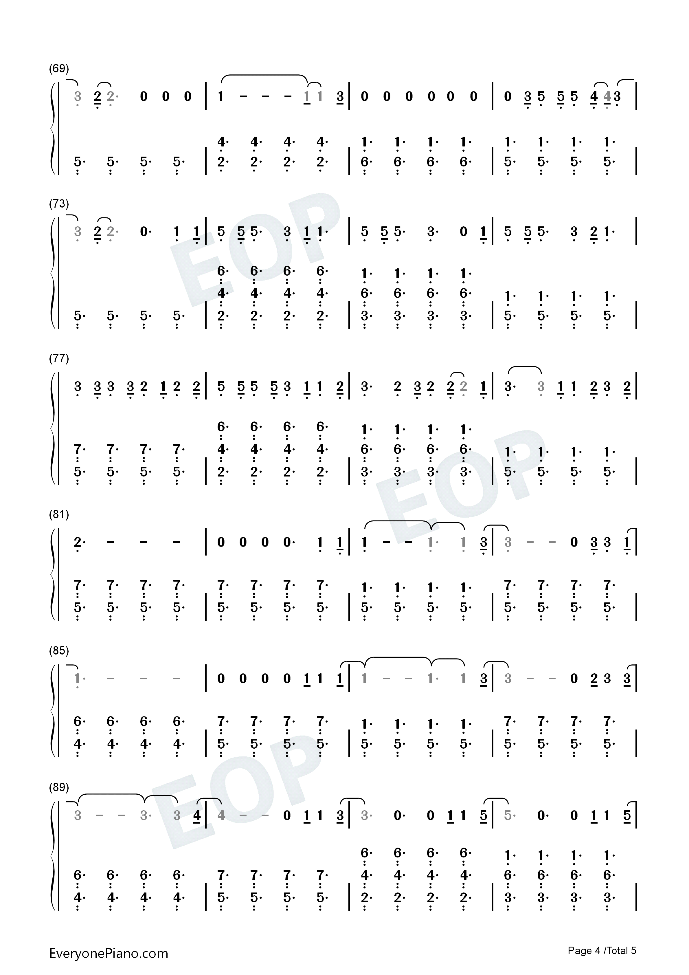 Dorothea钢琴简谱_Taylor_Swift演唱