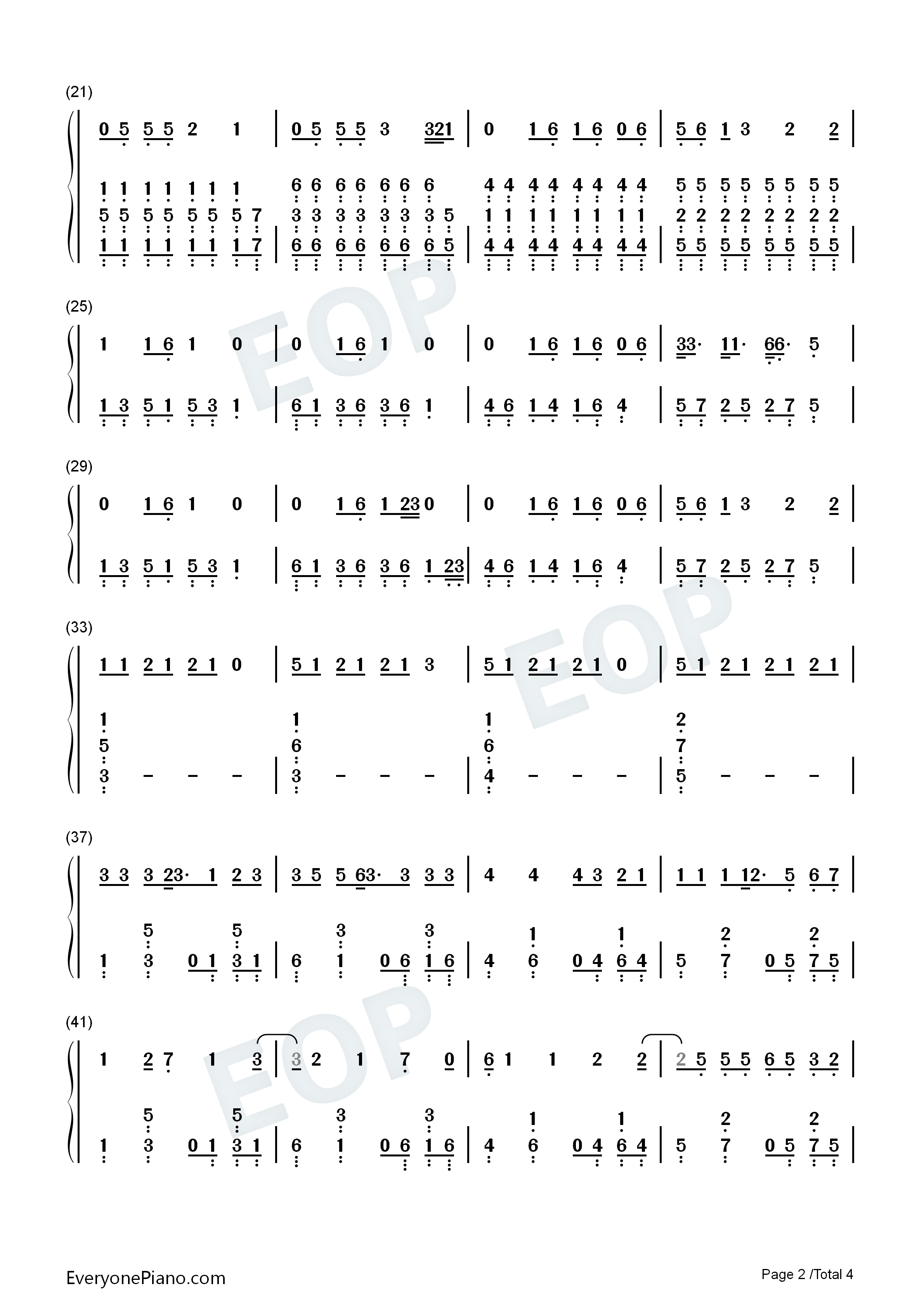 Christmas_Love钢琴简谱_朴智旻演唱