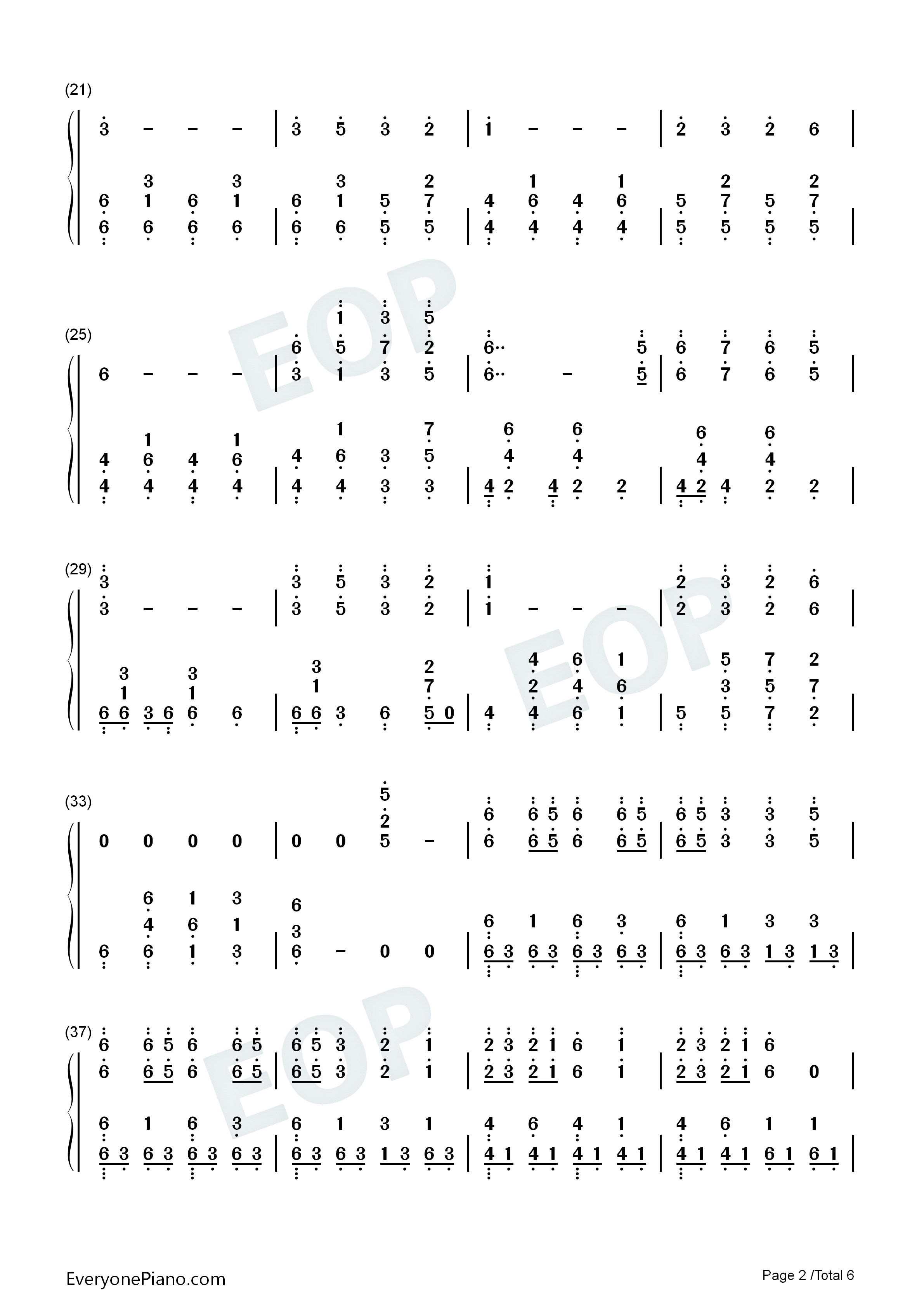 No_No_No钢琴简谱_TheFatRat演唱