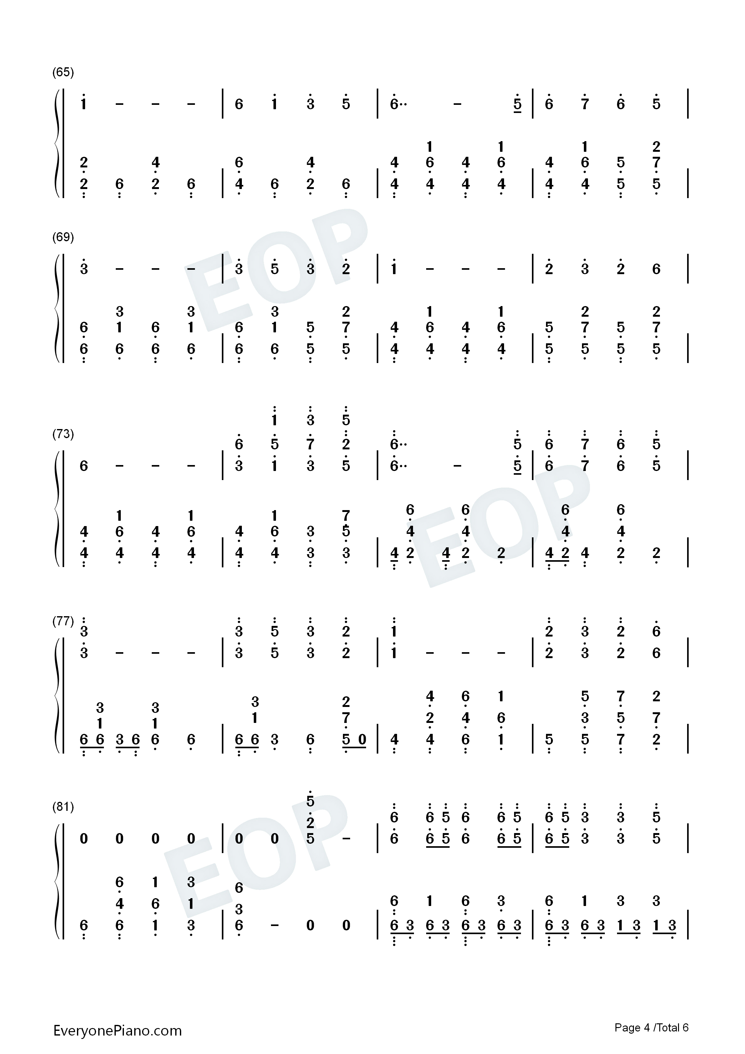 No_No_No钢琴简谱_TheFatRat演唱