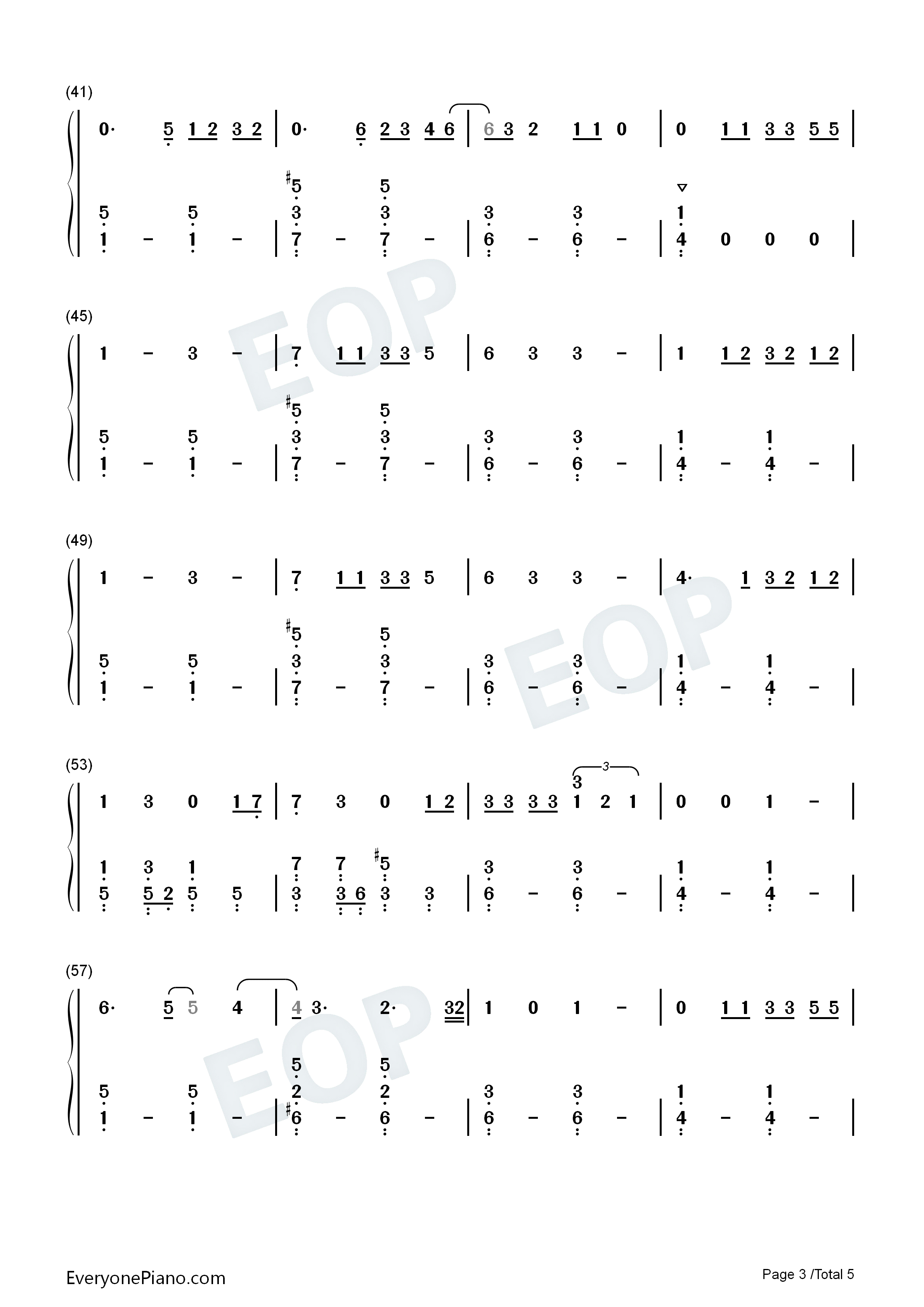 I_Should_Probably_Go_to_Bed钢琴简谱_Dan_+_Shay演唱