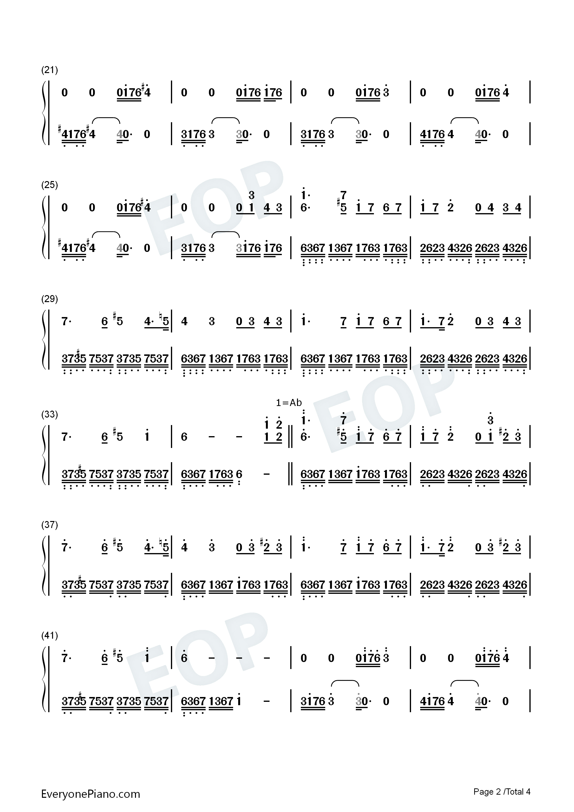 夜的第七章钢琴简谱_周杰伦演唱
