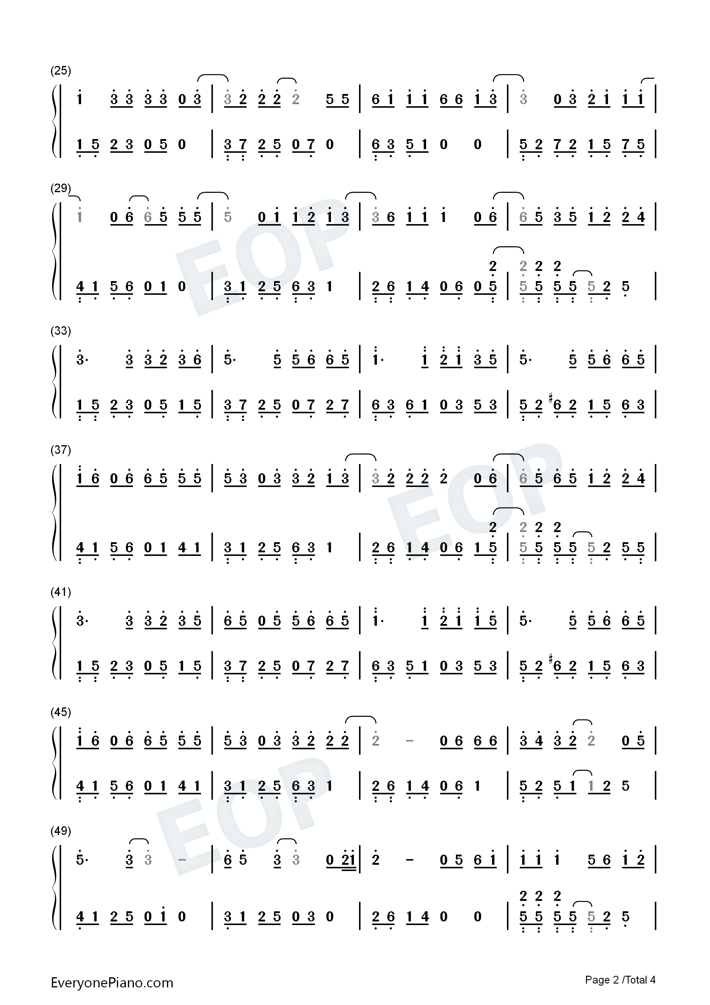 简单的幸福钢琴简谱_罗聪演唱