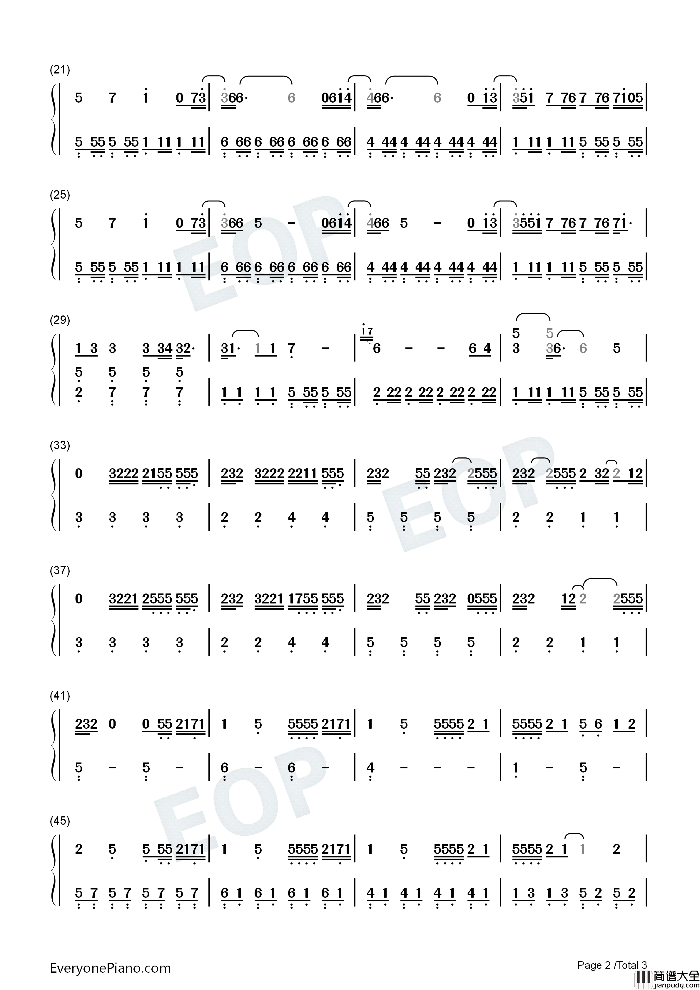 Right_Where_You_Left_Me钢琴简谱_Taylor_Swift演唱