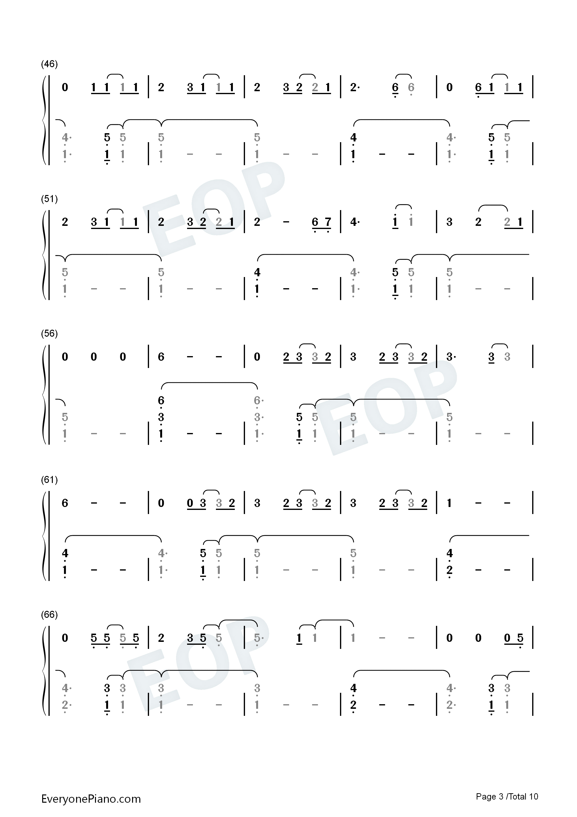 The_1钢琴简谱_Taylor_Swift演唱