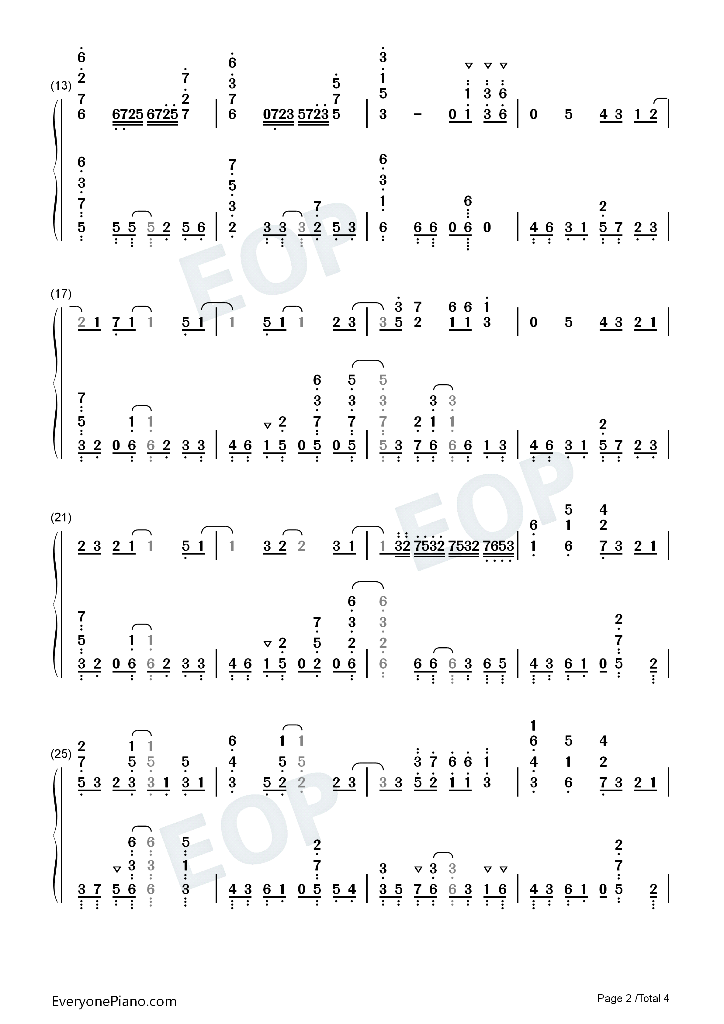 色香水钢琴简谱_神山羊演唱