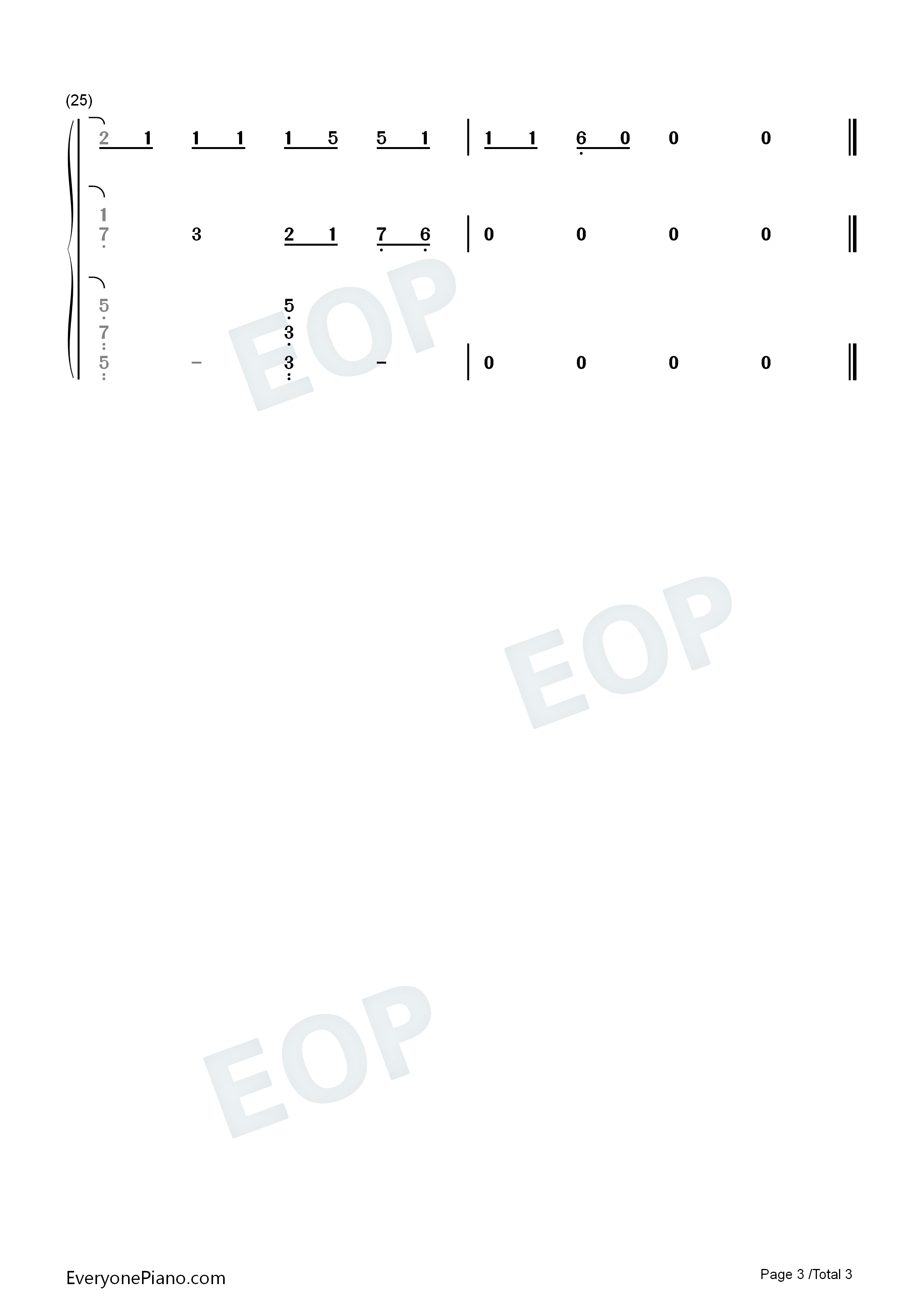 There_Is_No_Way钢琴简谱_Lauv_Julia_Michaels演唱