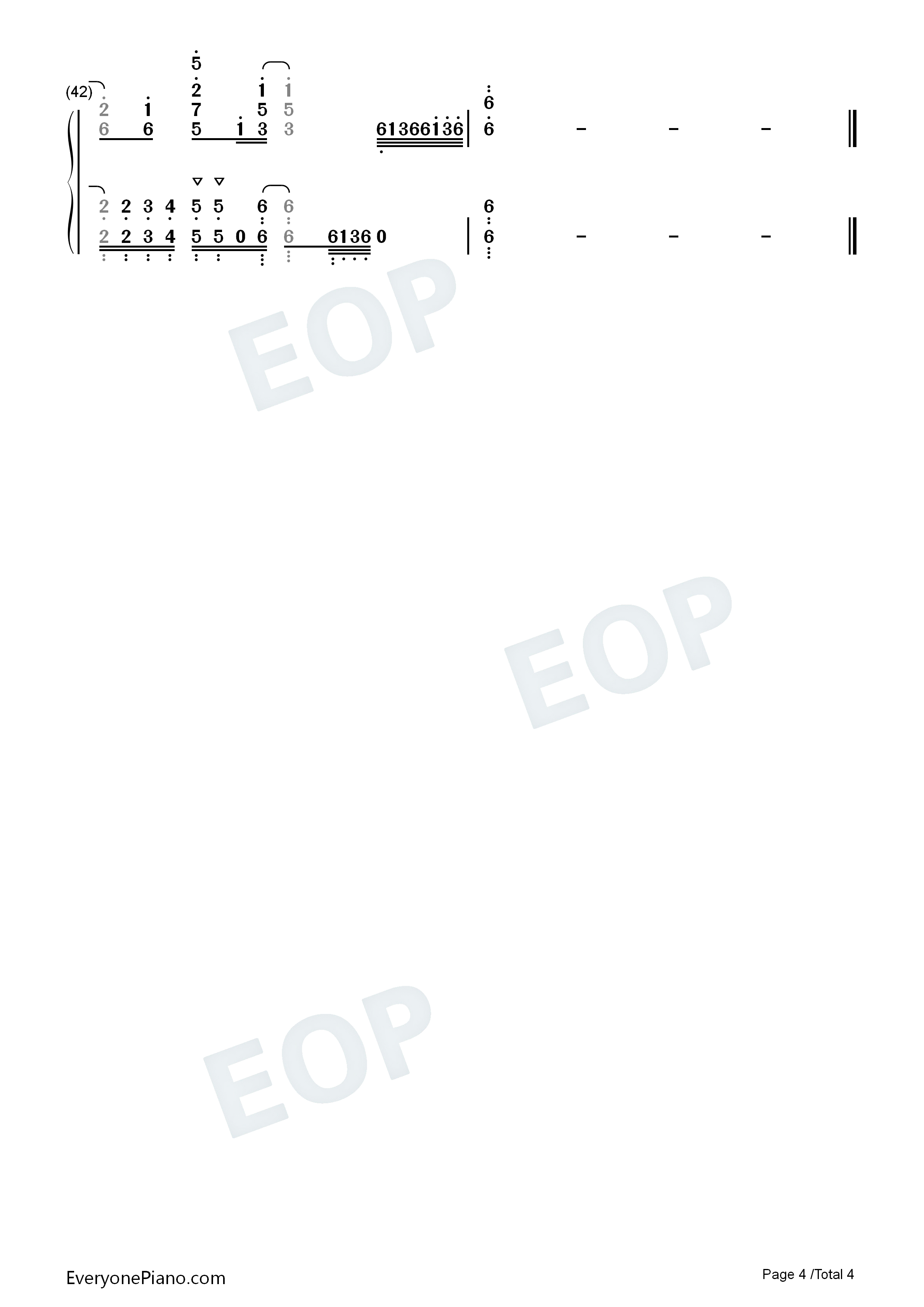アイデンティティ钢琴简谱_秋山黄色演唱