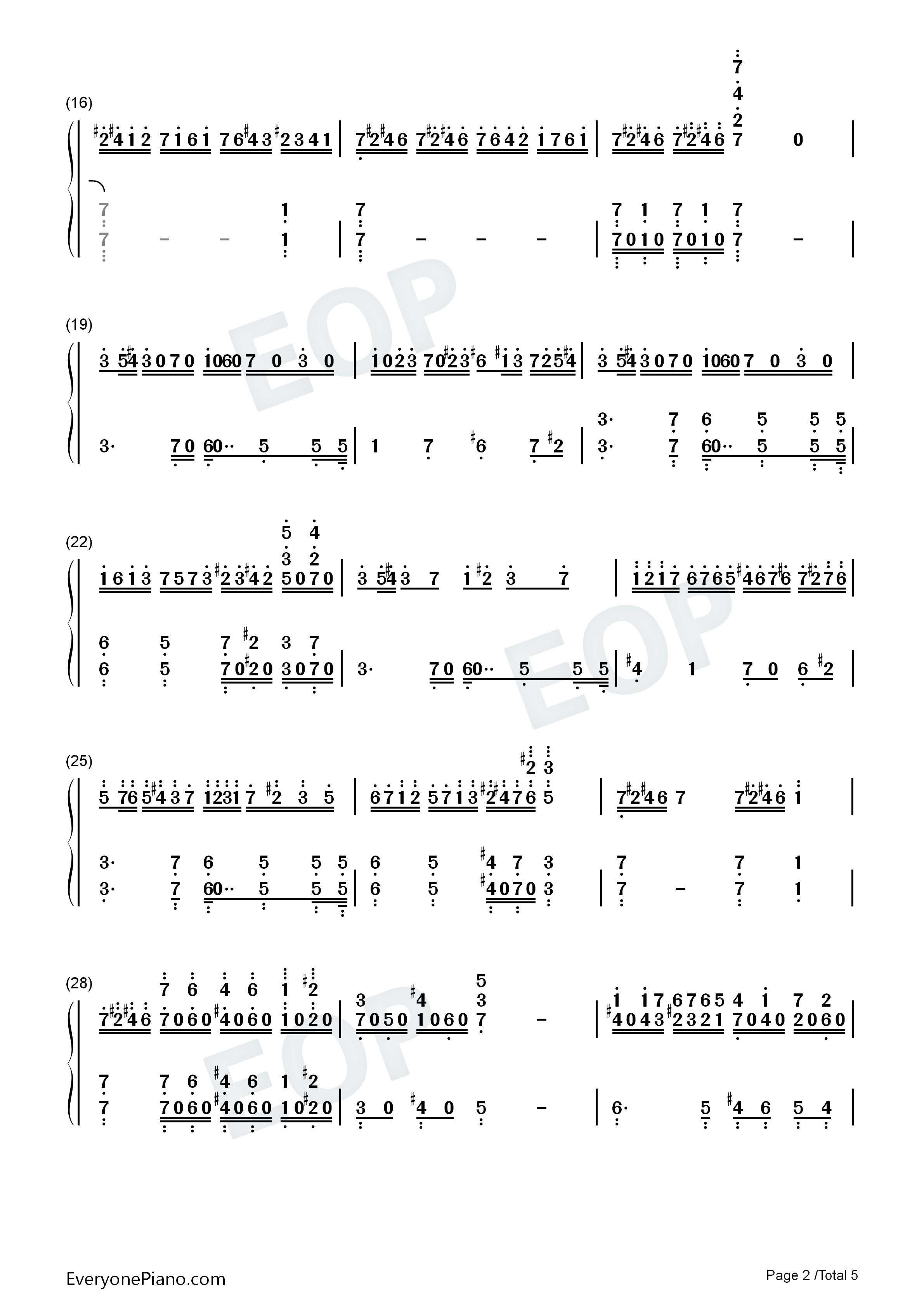 Toy_War钢琴简谱_M2u演唱