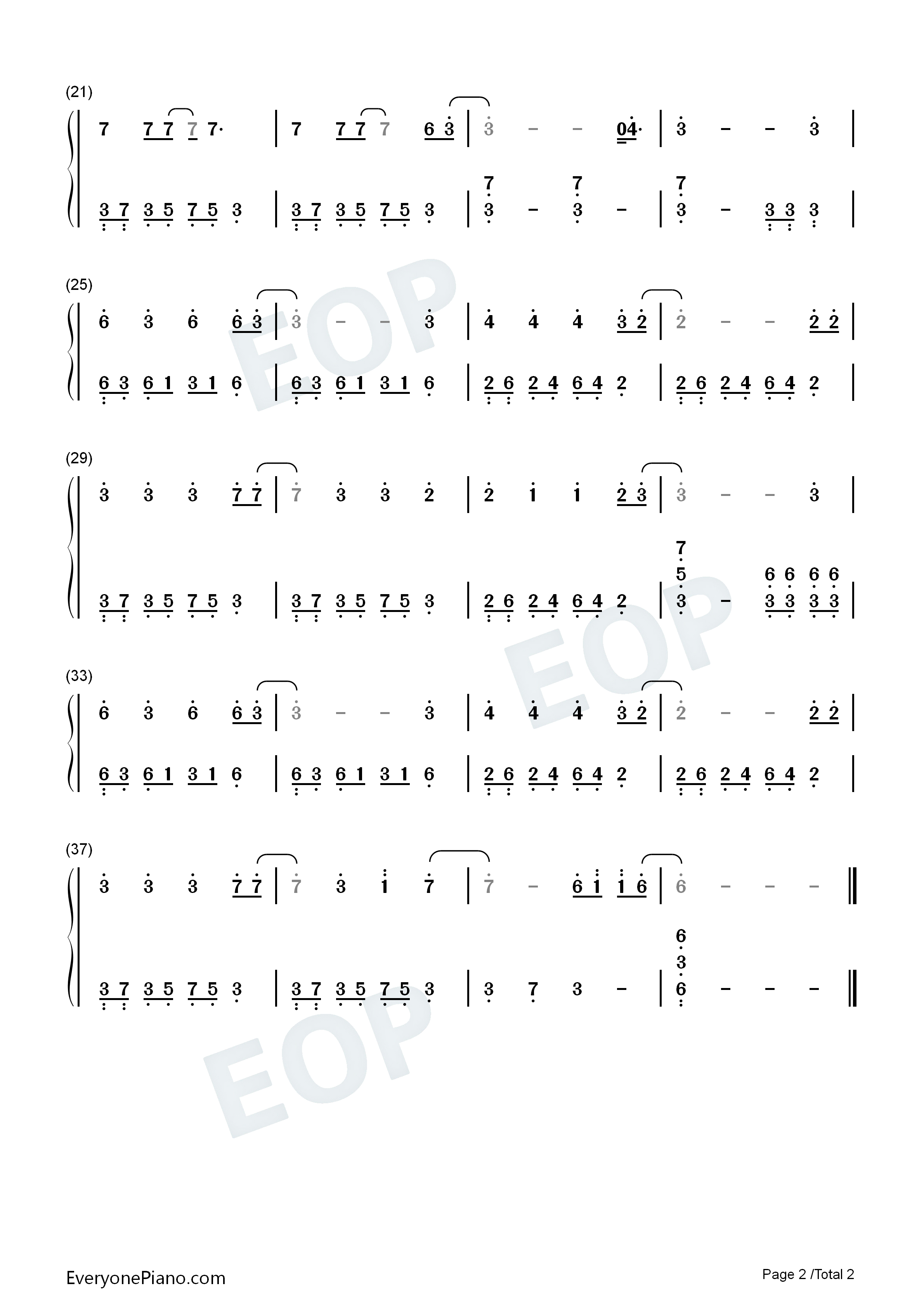 看不见的风景钢琴简谱_许嵩演唱