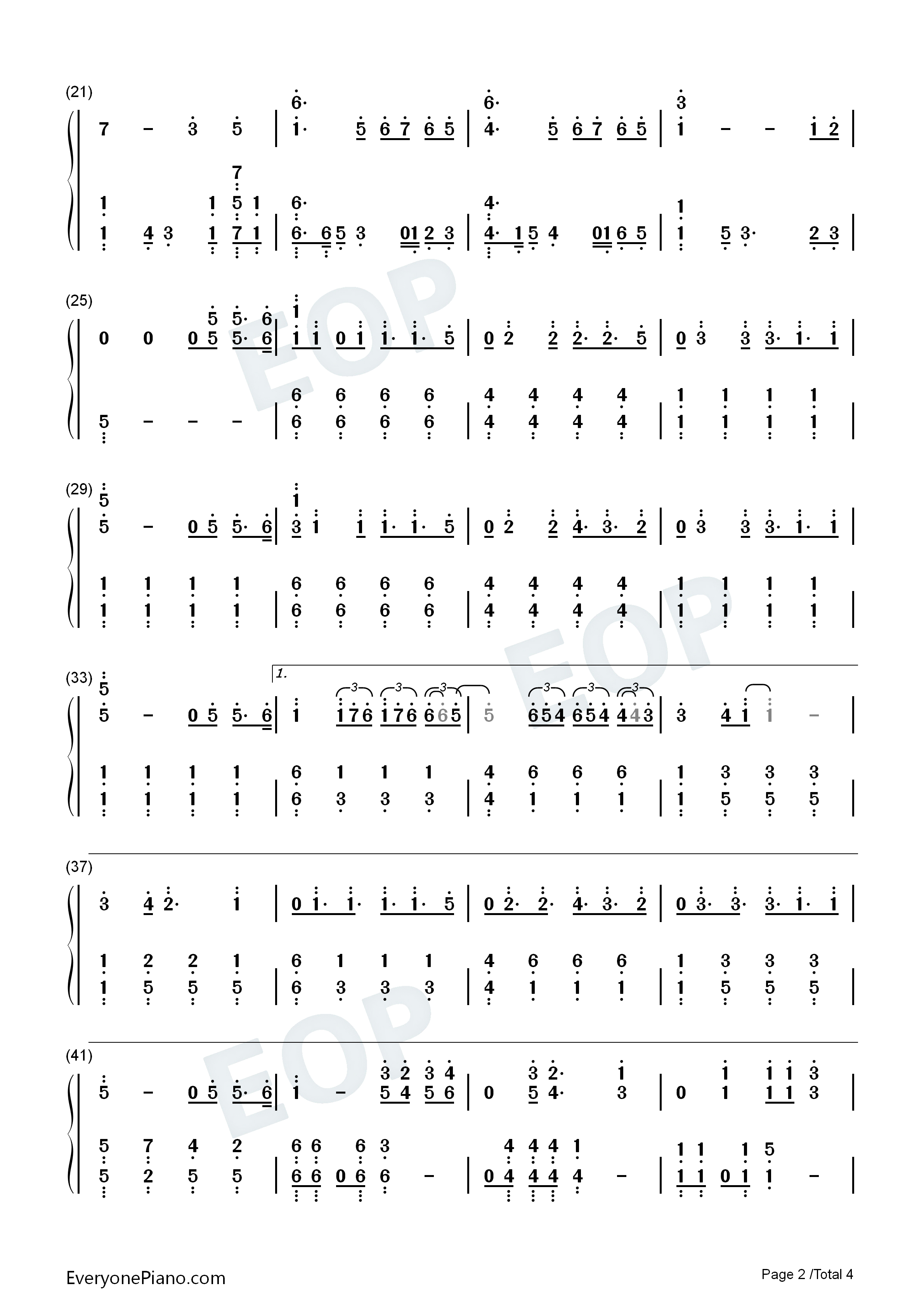 Into_the_I钢琴简谱_IU演唱