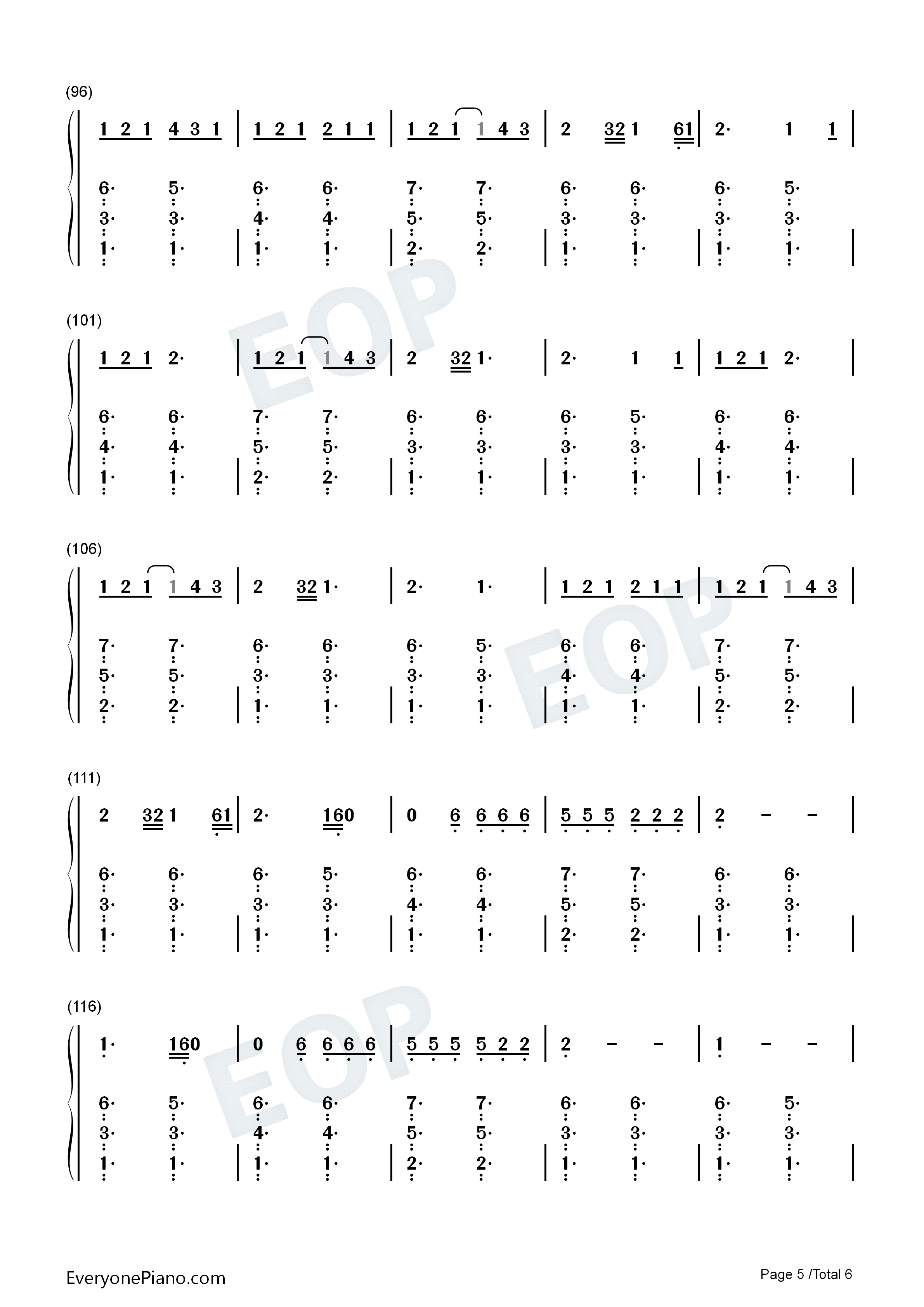 Chemtrails_Over_The_Country_Club钢琴简谱_Lana_Del_Rey演唱