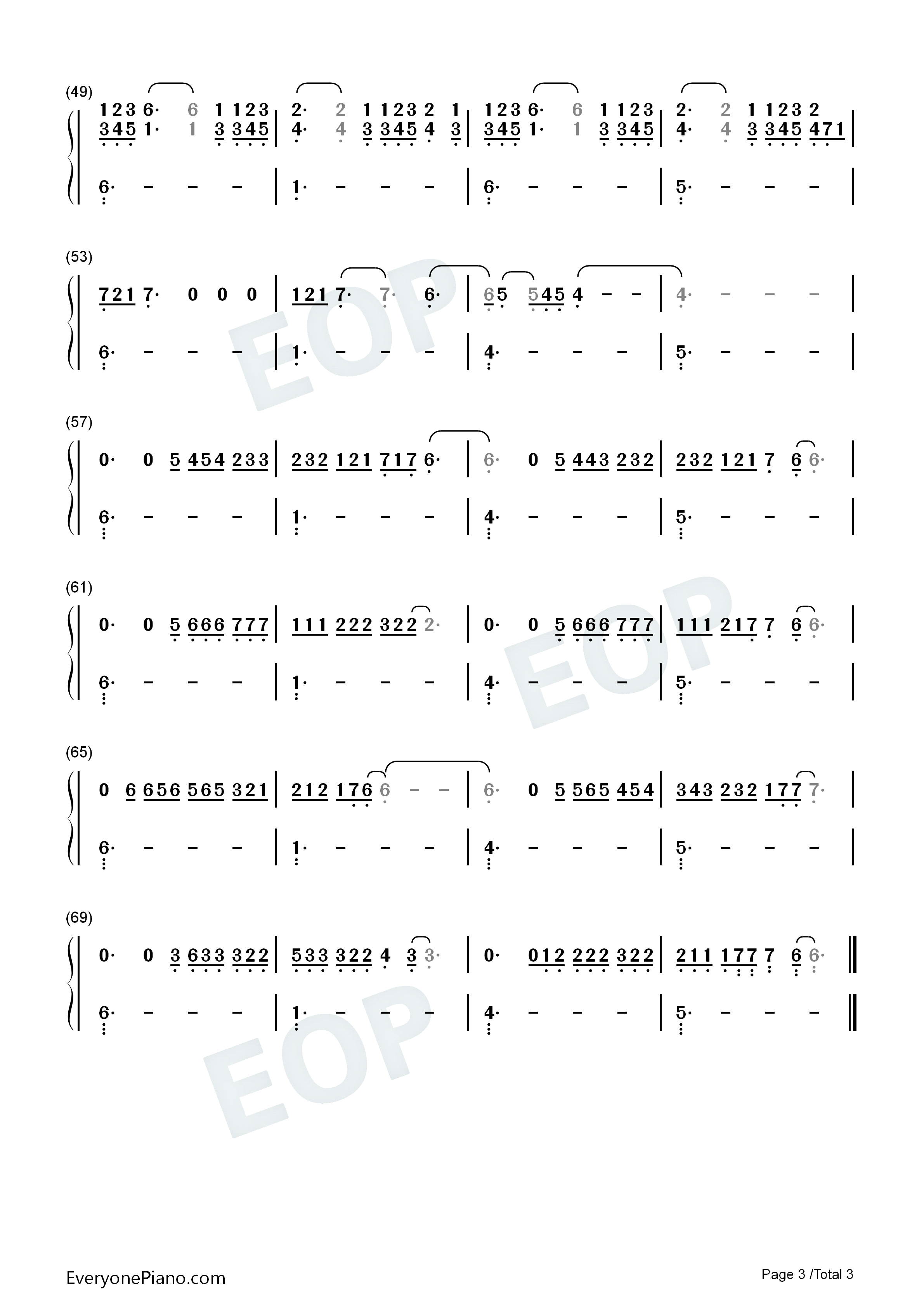 Lo_Vas_A_Olvidar钢琴简谱_Billie_Eilish_Rosalía演唱