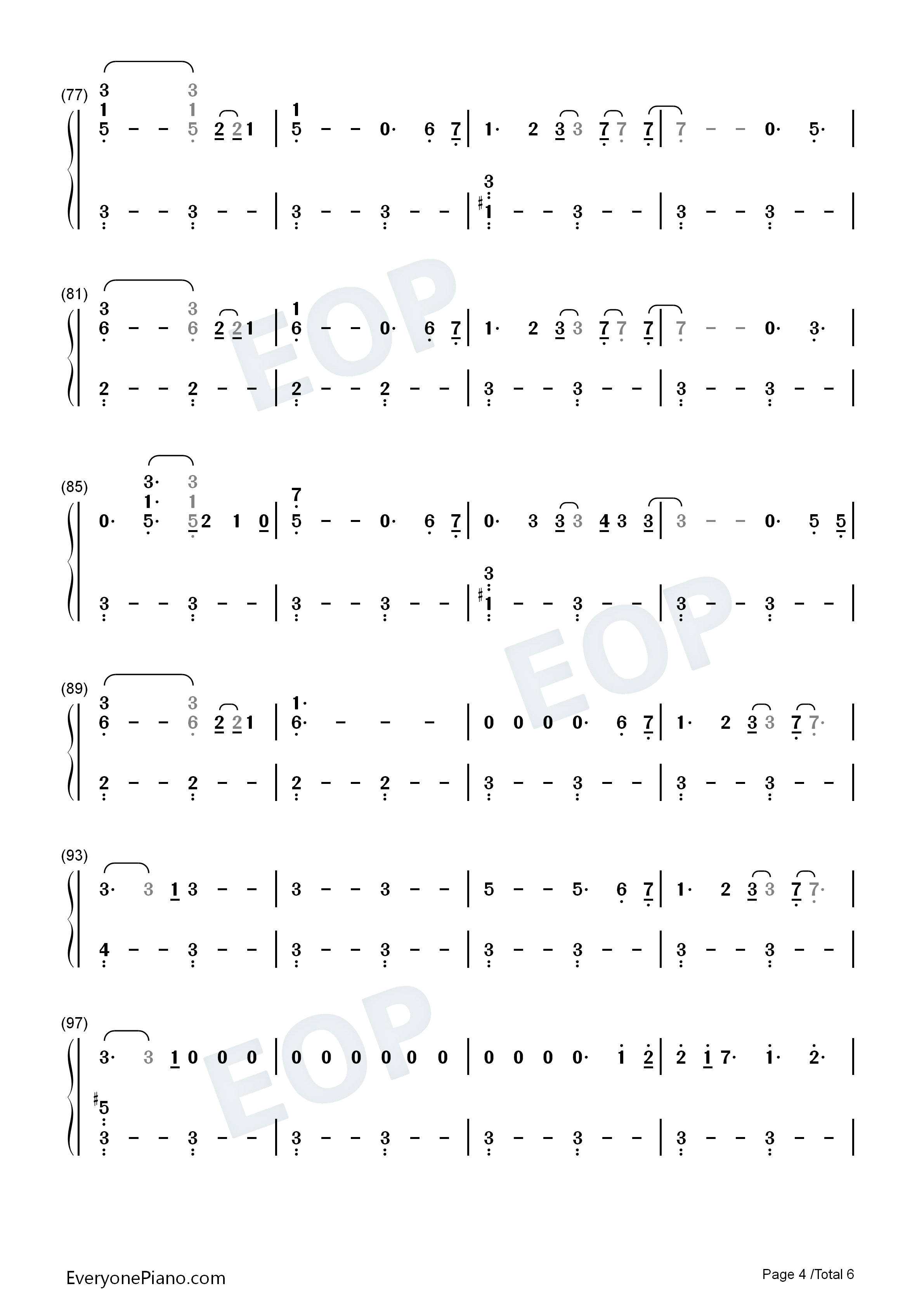 Like_You_Do钢琴简谱_Joji演唱