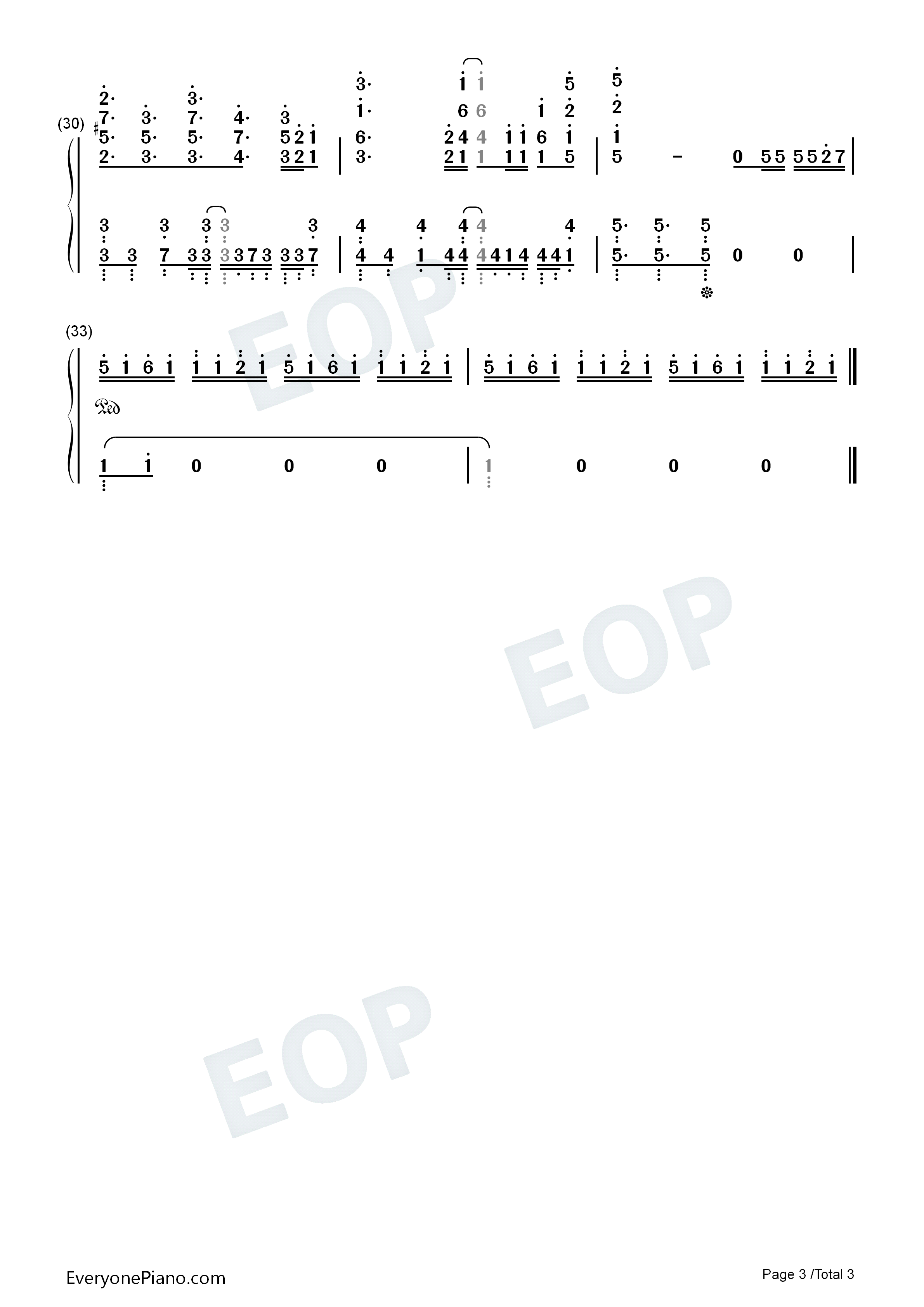 Untitled_World钢琴简谱_ReoNa演唱