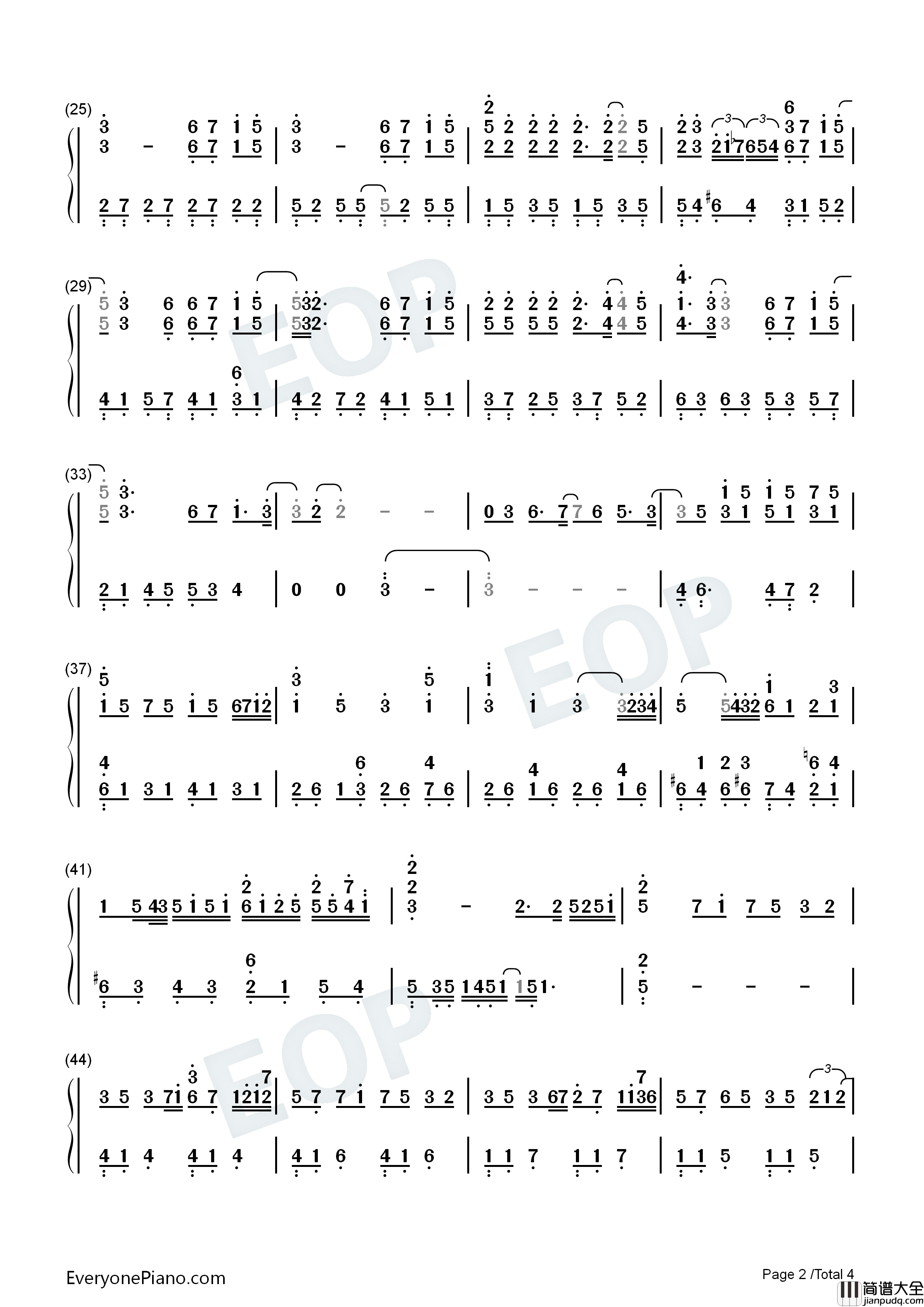 在夜里跳舞钢琴简谱_单依纯演唱