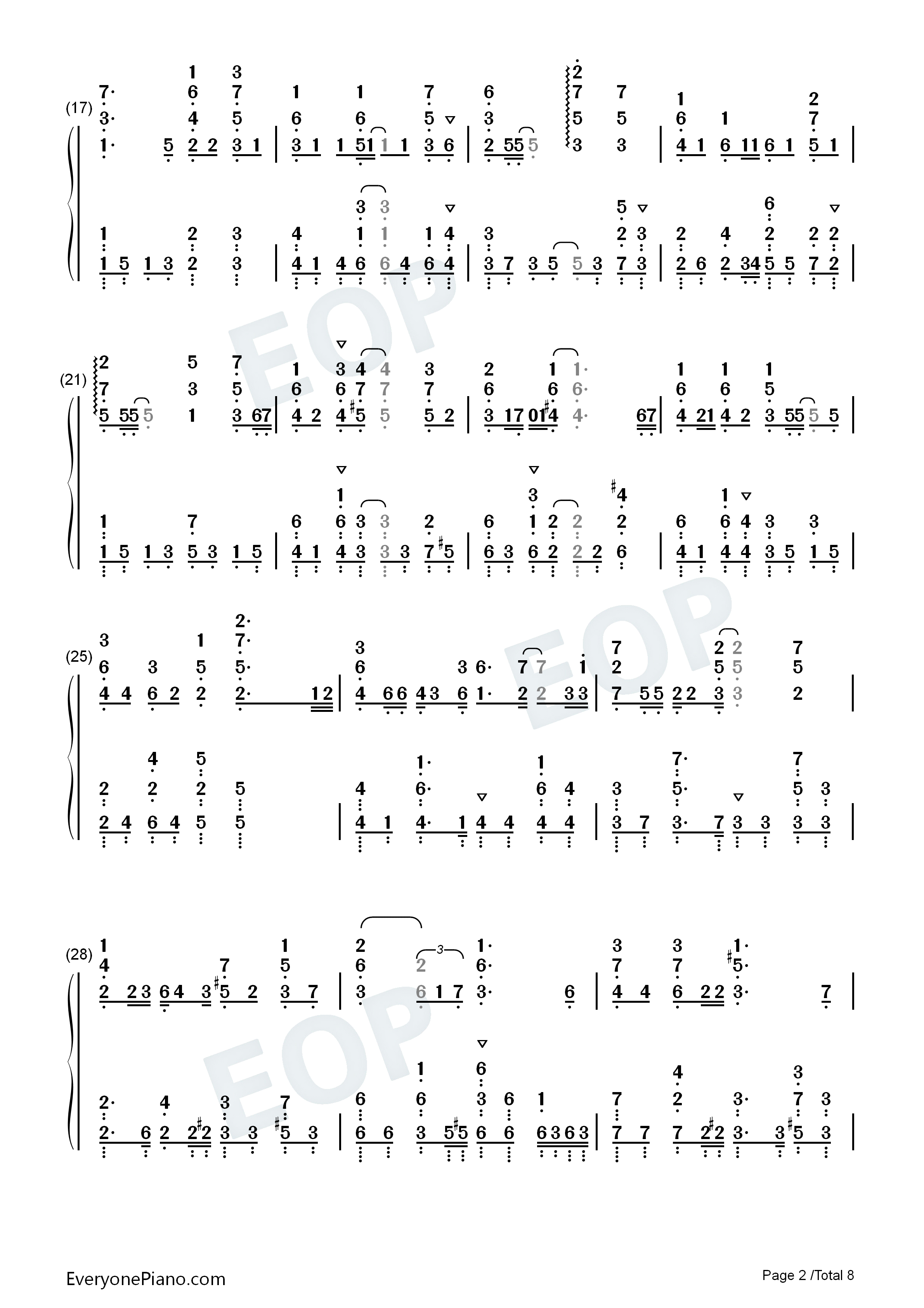 横颜钢琴简谱_牧野由依演唱