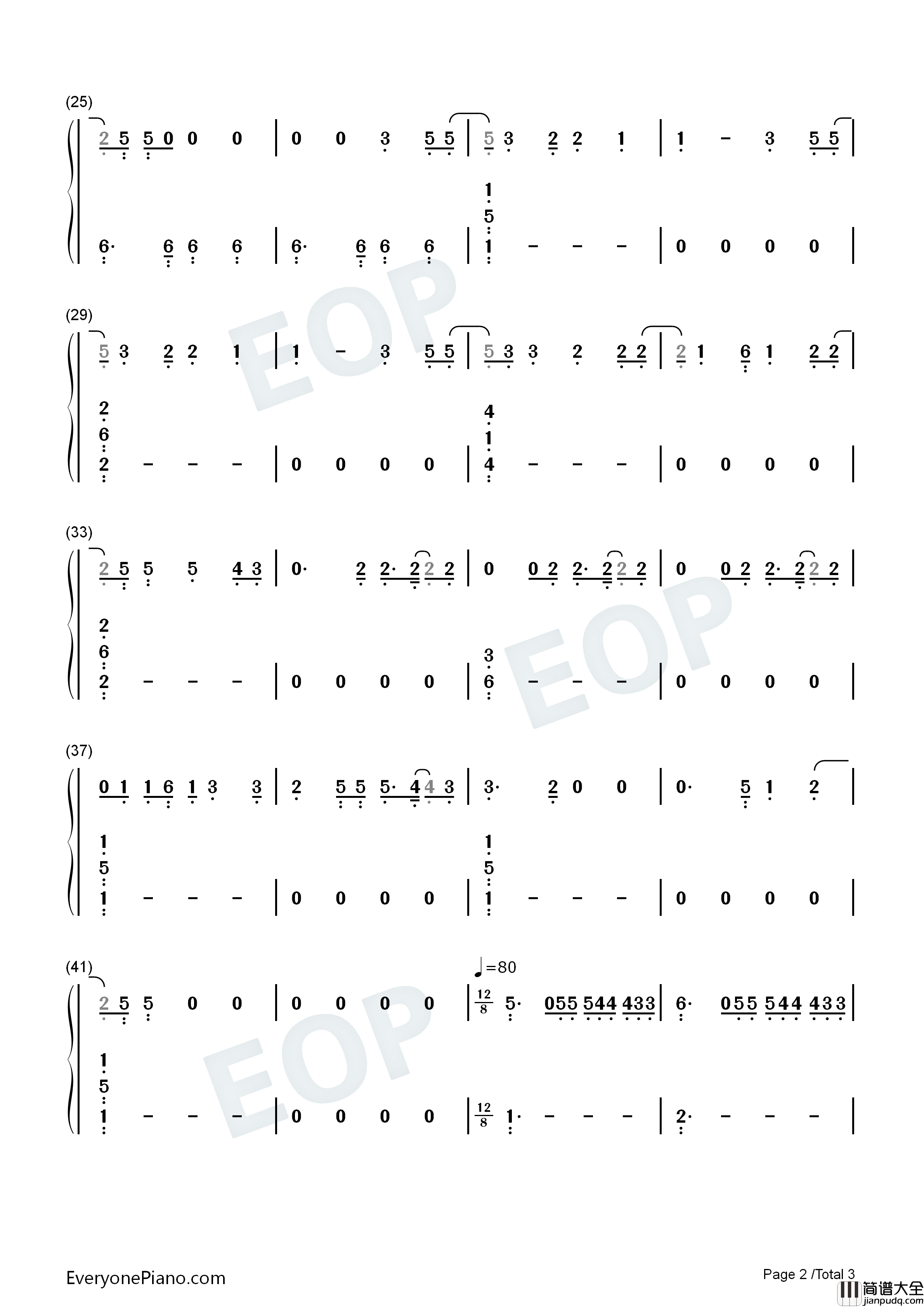 Upgrade钢琴简谱_Joji演唱