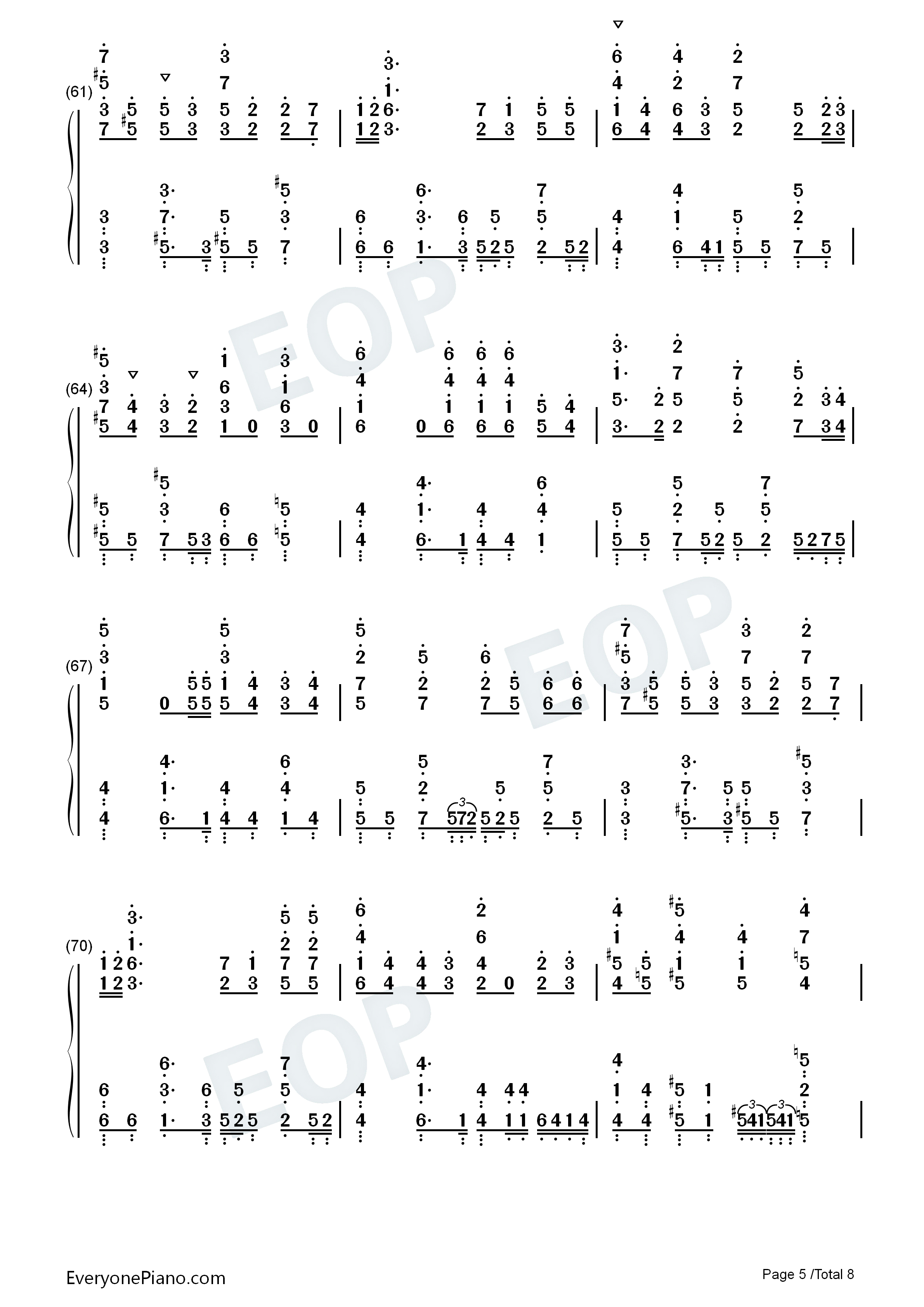 月と星空钢琴简谱_KanoeRana演唱