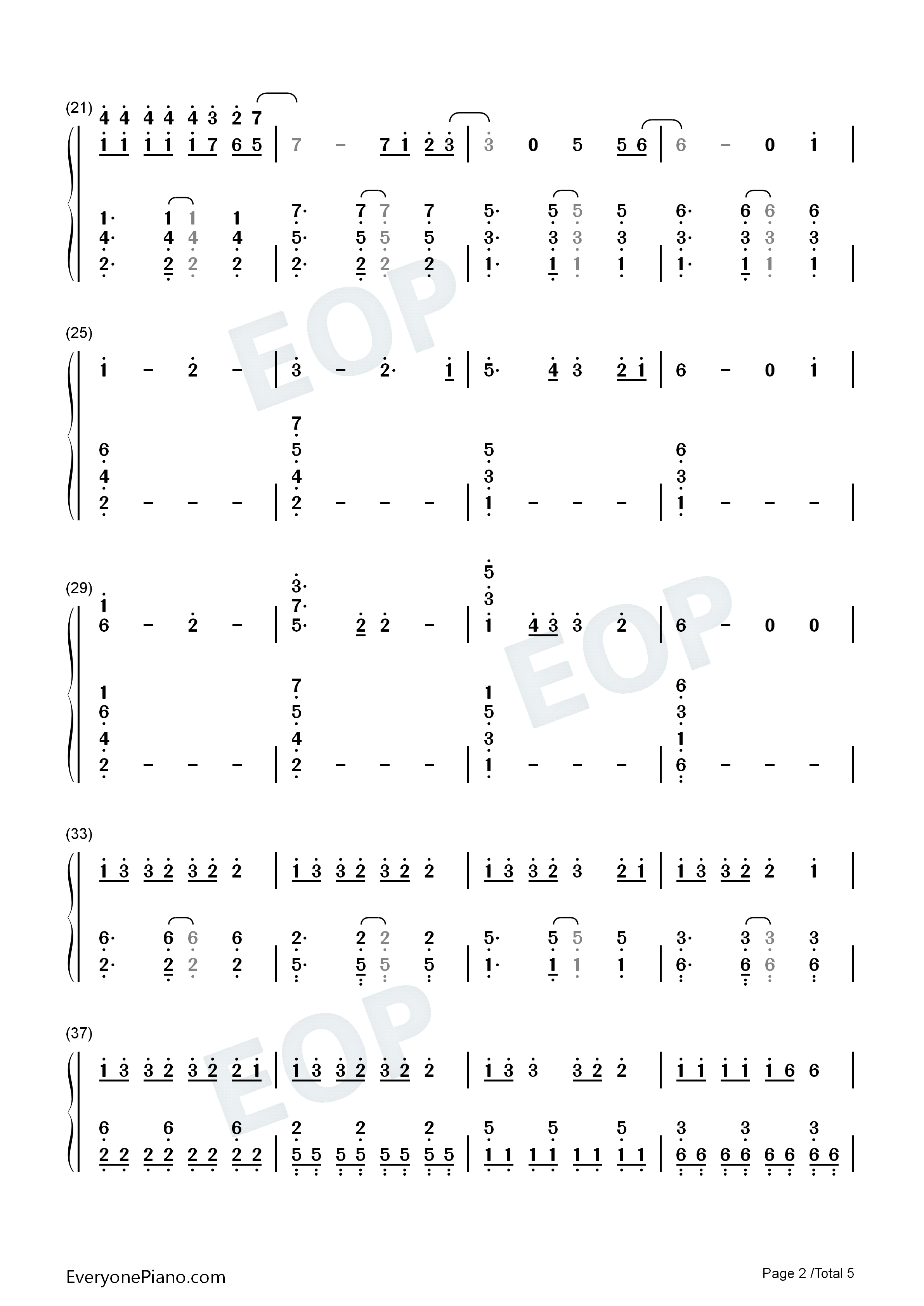 Sofia钢琴简谱_Clairo演唱
