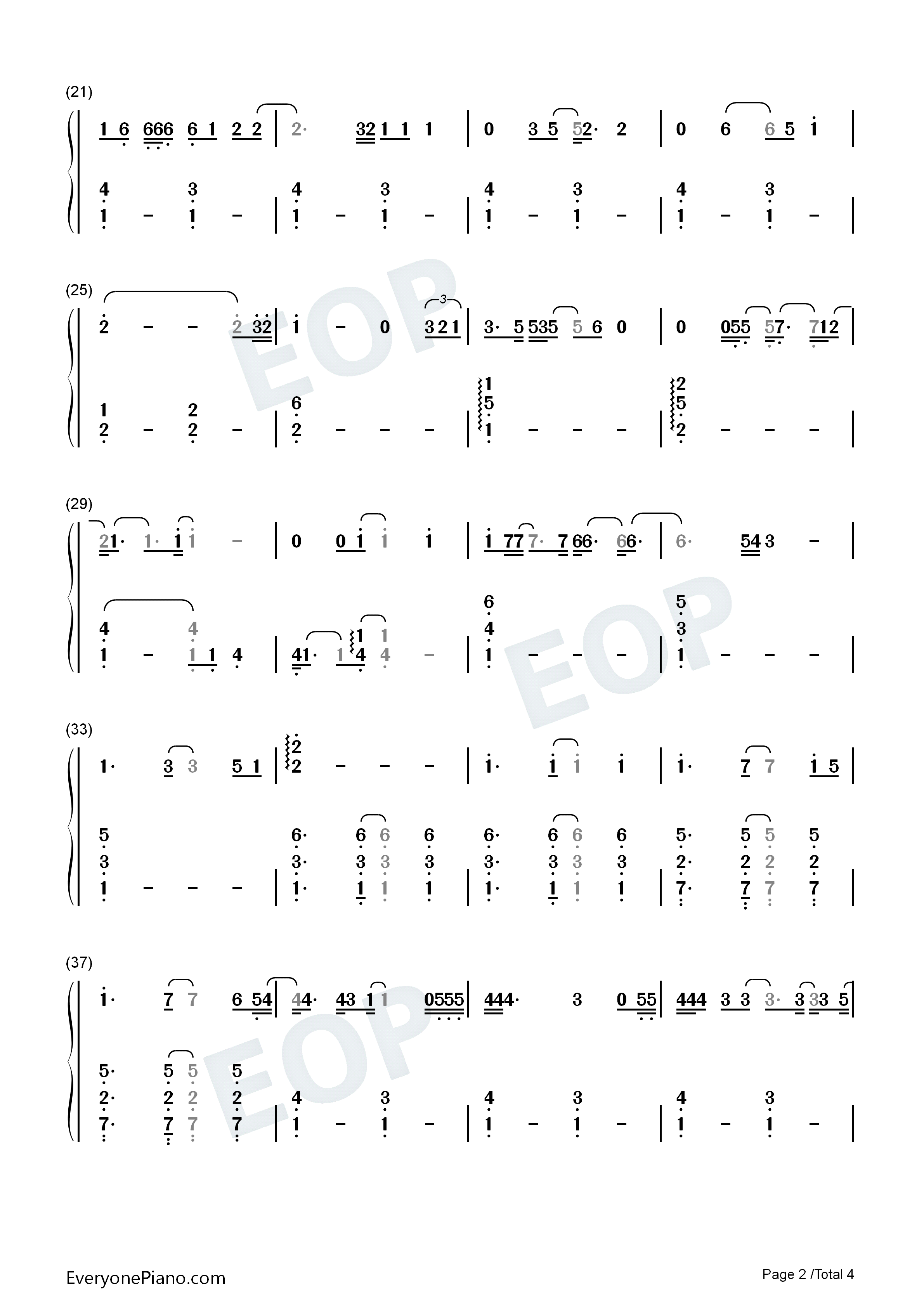 River钢琴简谱_Olivia_Rodrigo演唱