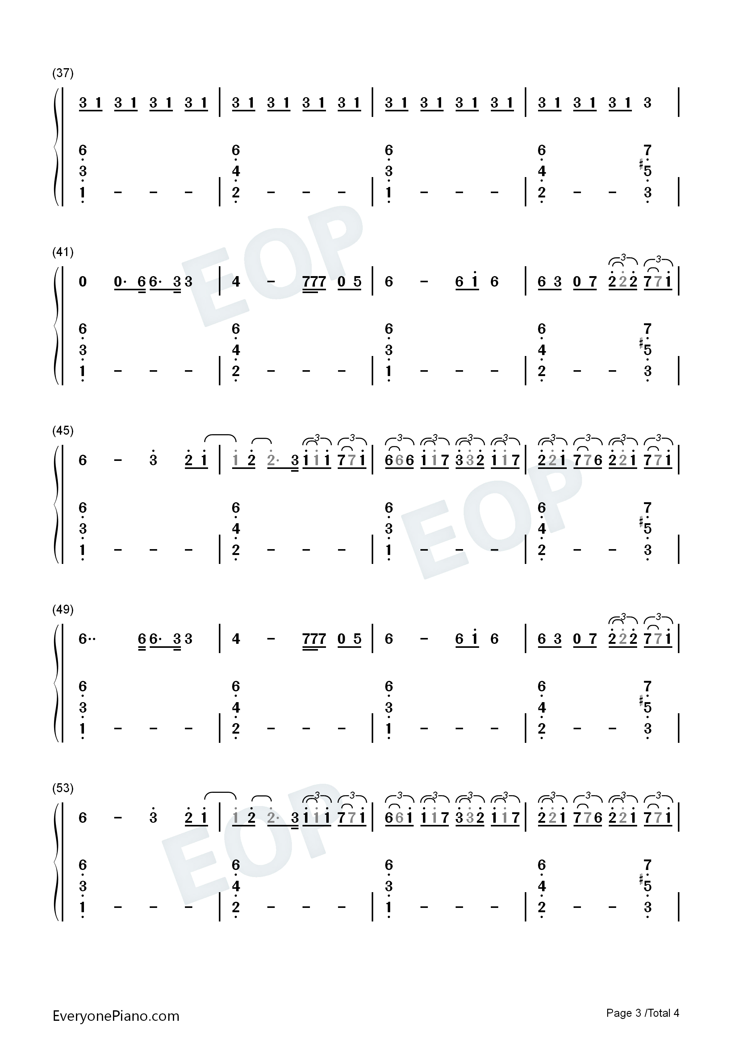 The_Bakery钢琴简谱_Melanie_Martinez演唱