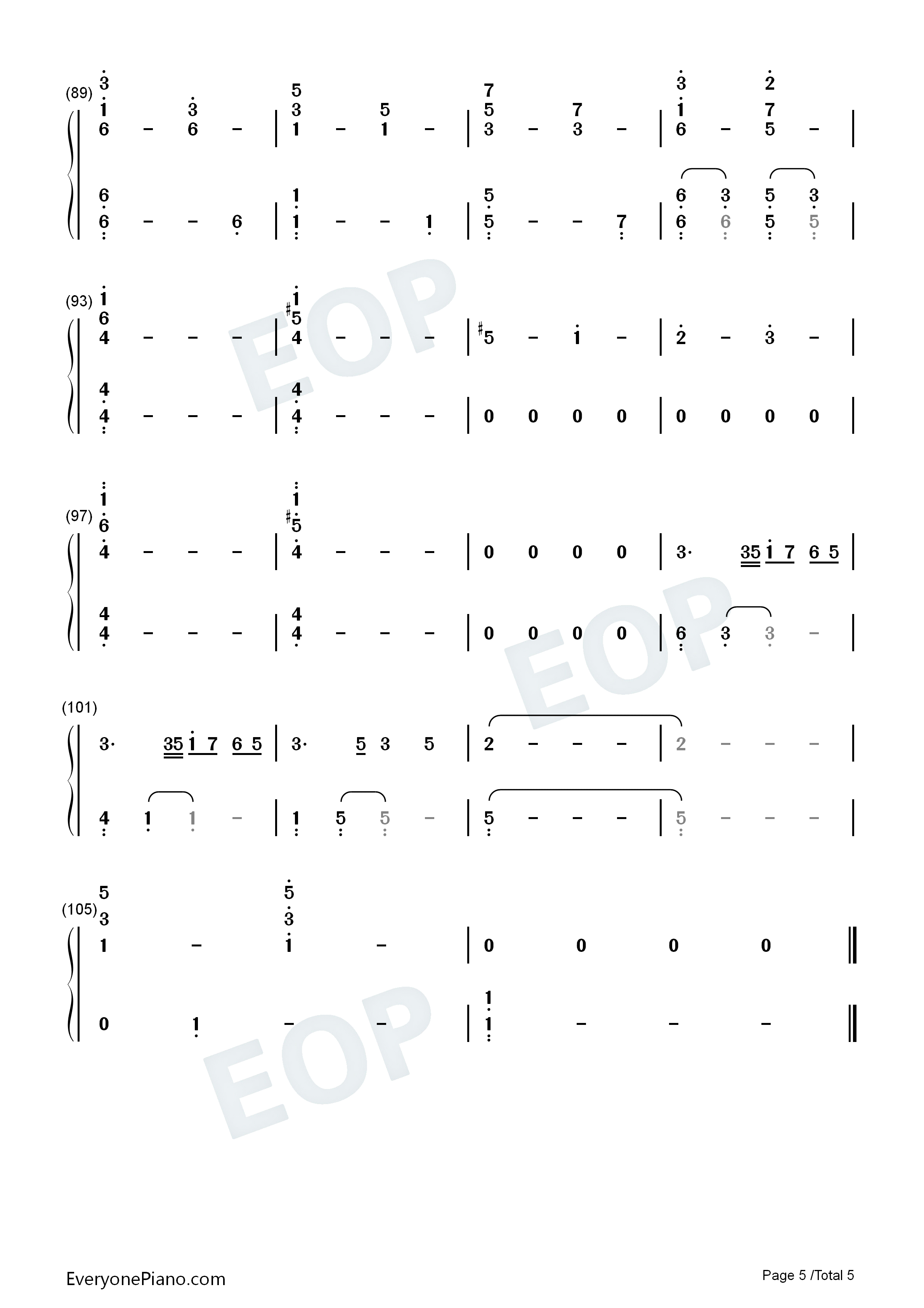 I_Will_Follow_You_Into_the_Dark钢琴简谱_Yungblud_Halsey演唱