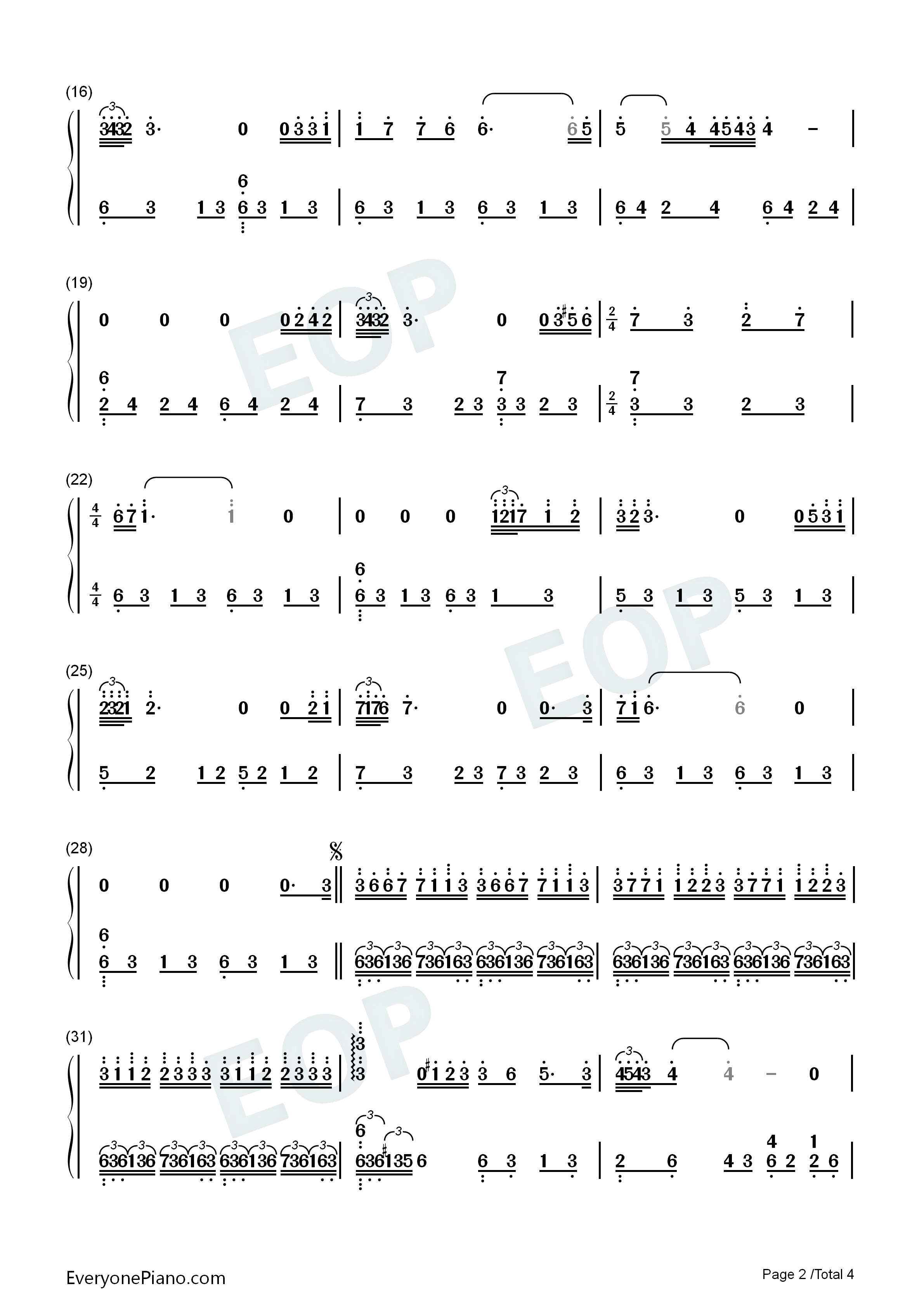 Just_For_You钢琴简谱_Giovanni_Marradi演唱