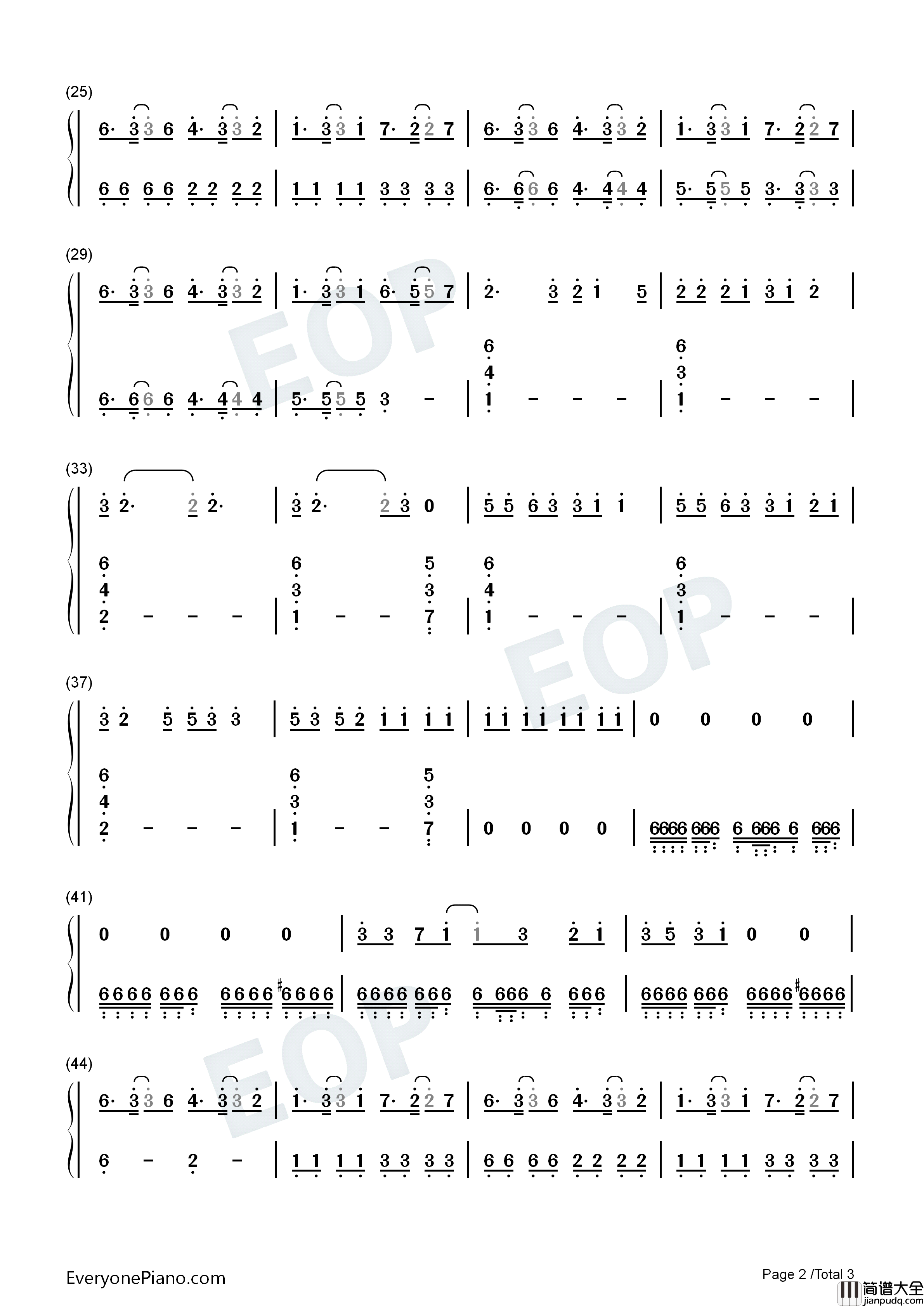 Sorry钢琴简谱_Alan_Walker_ISAK演唱