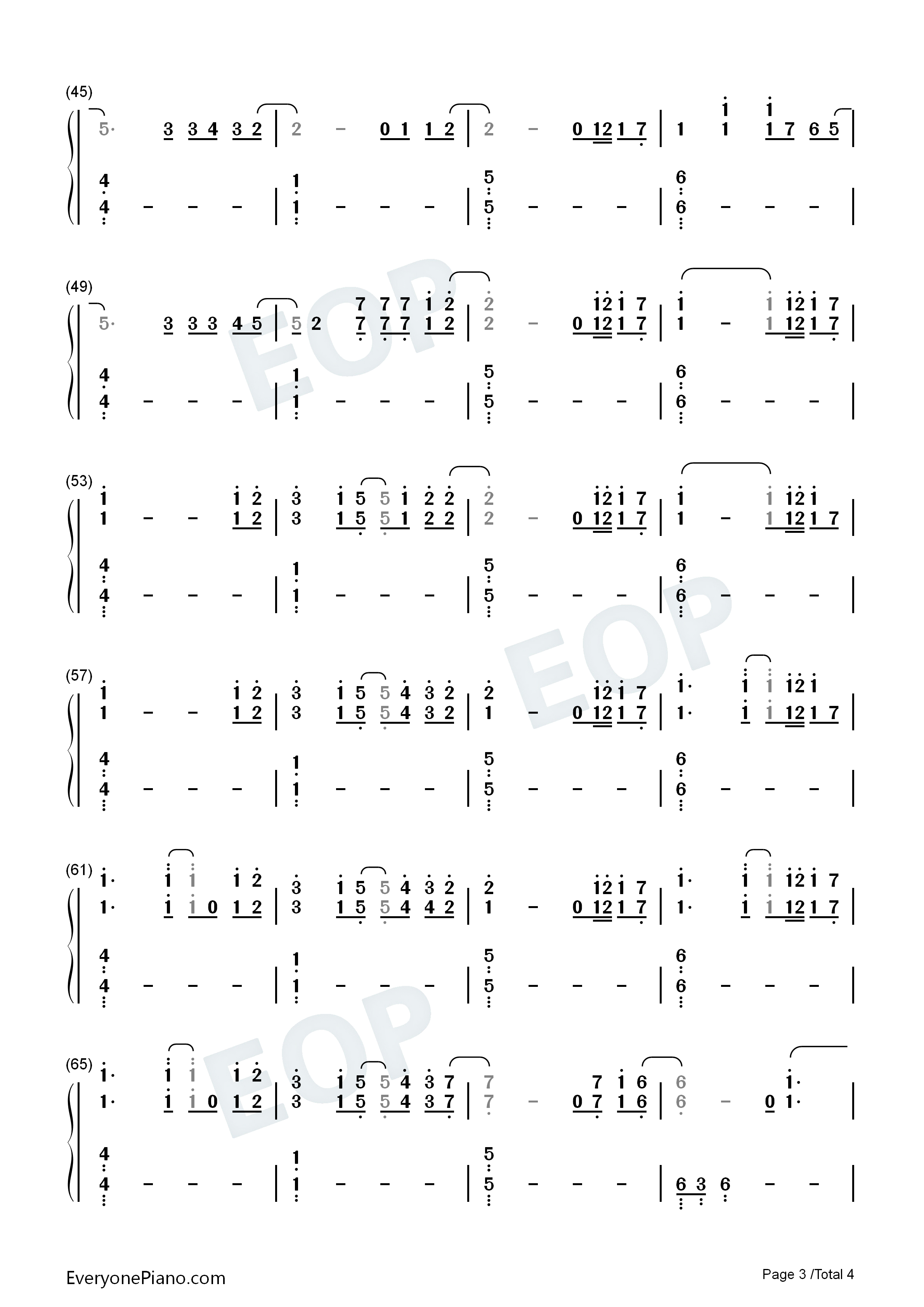 On_My_Way钢琴简谱_萨吉演唱