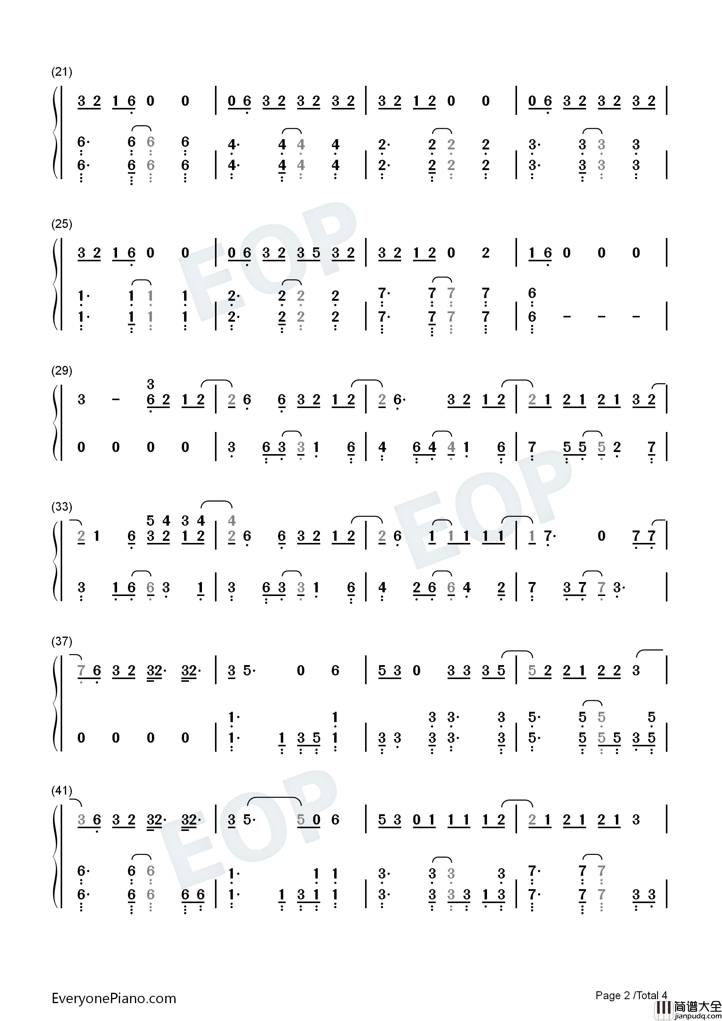 B_Me钢琴简谱_Stray_Kids演唱